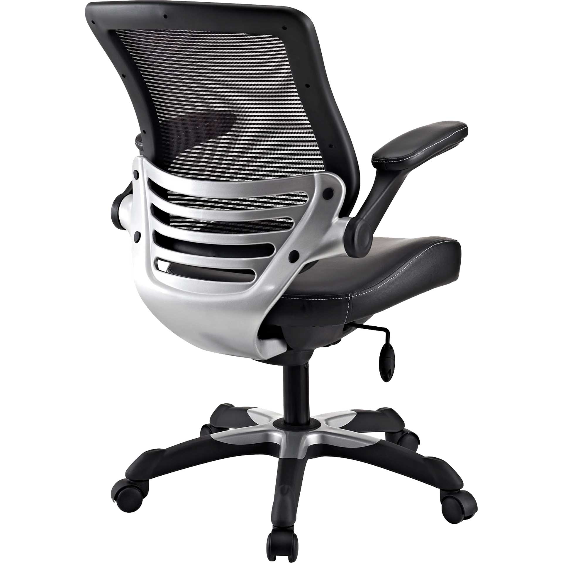 Eloise Vinyl Office Chair Black - Image 3