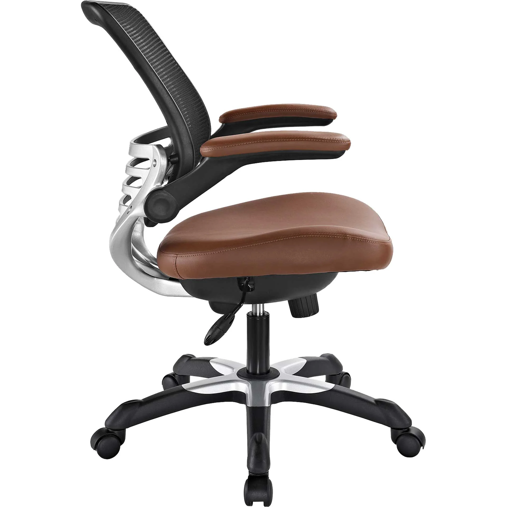 Eloise Vinyl Office Chair Tan - Image 2