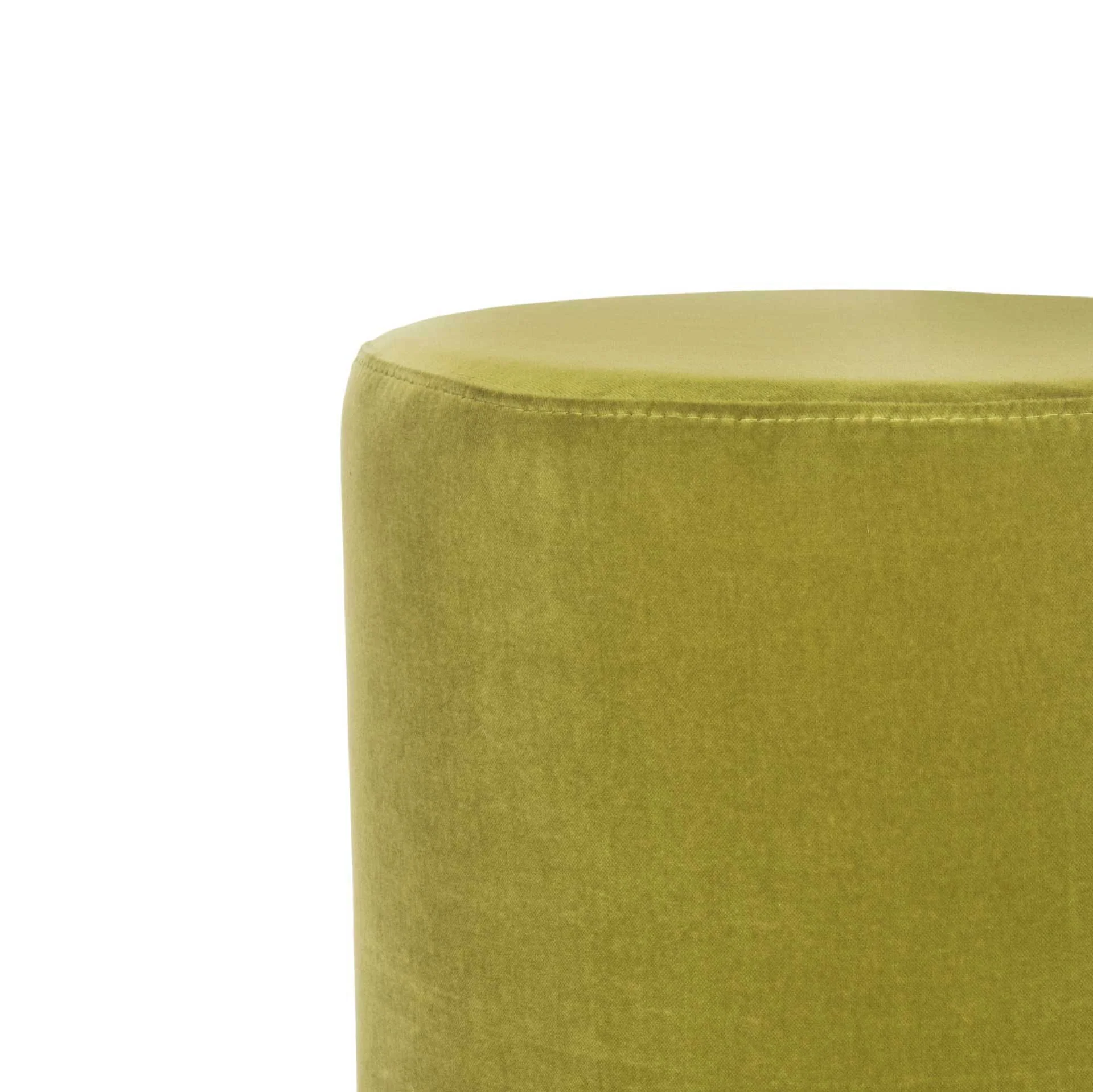 Elyse Ottoman Lime/Brass - Image 2