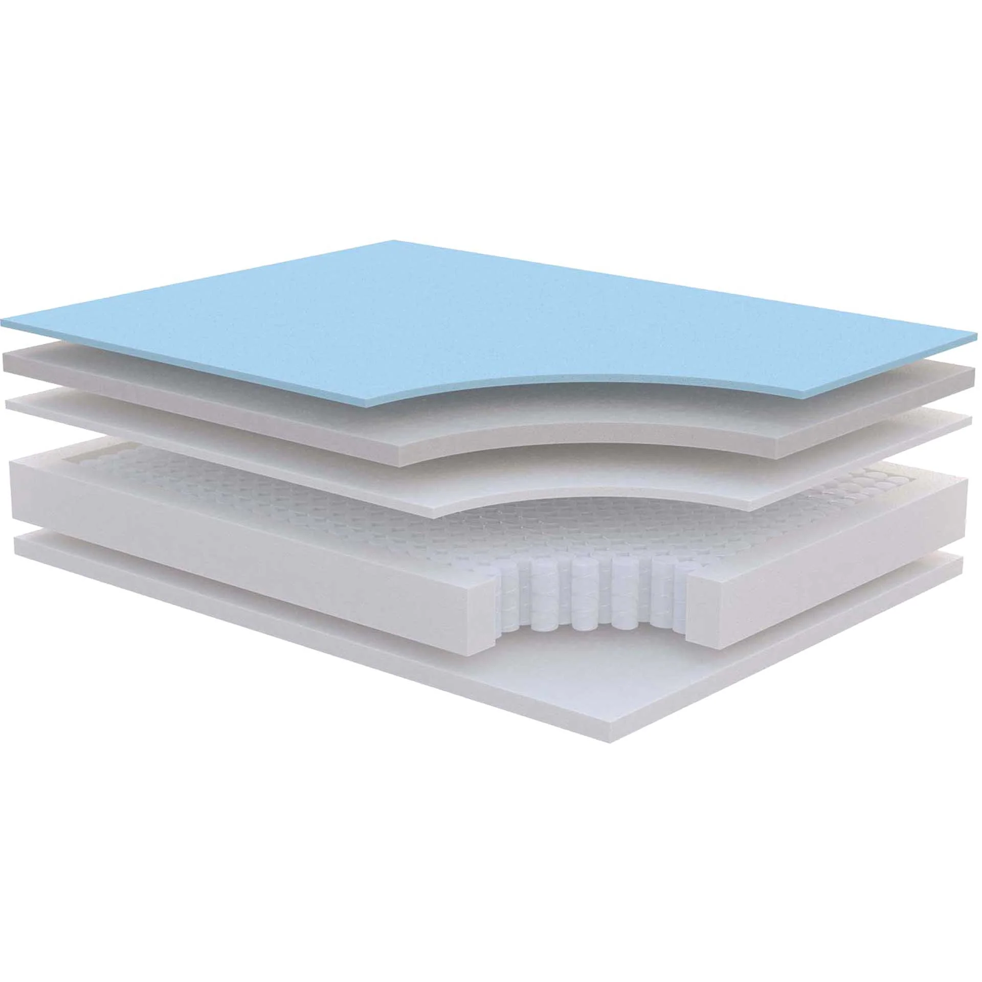 Elysse Gel Infused Hybrid Mattress White - Image 6