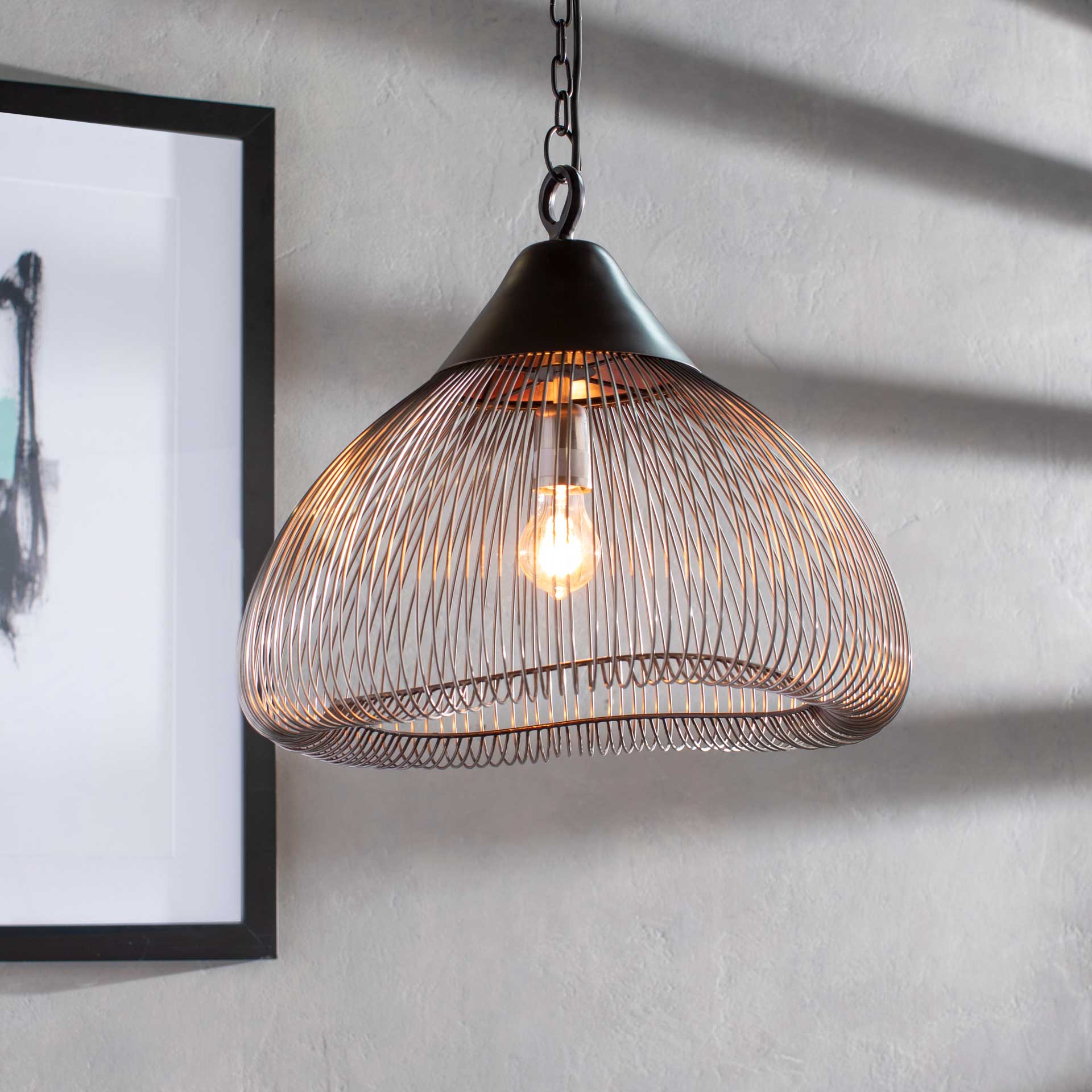 Ema Ceiling Lamp Black/Silver - Image 3