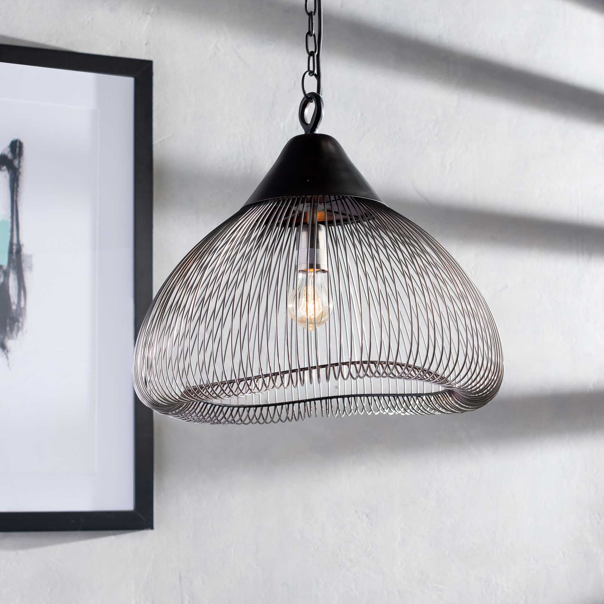 Ema Ceiling Lamp Black/Silver - Image 4