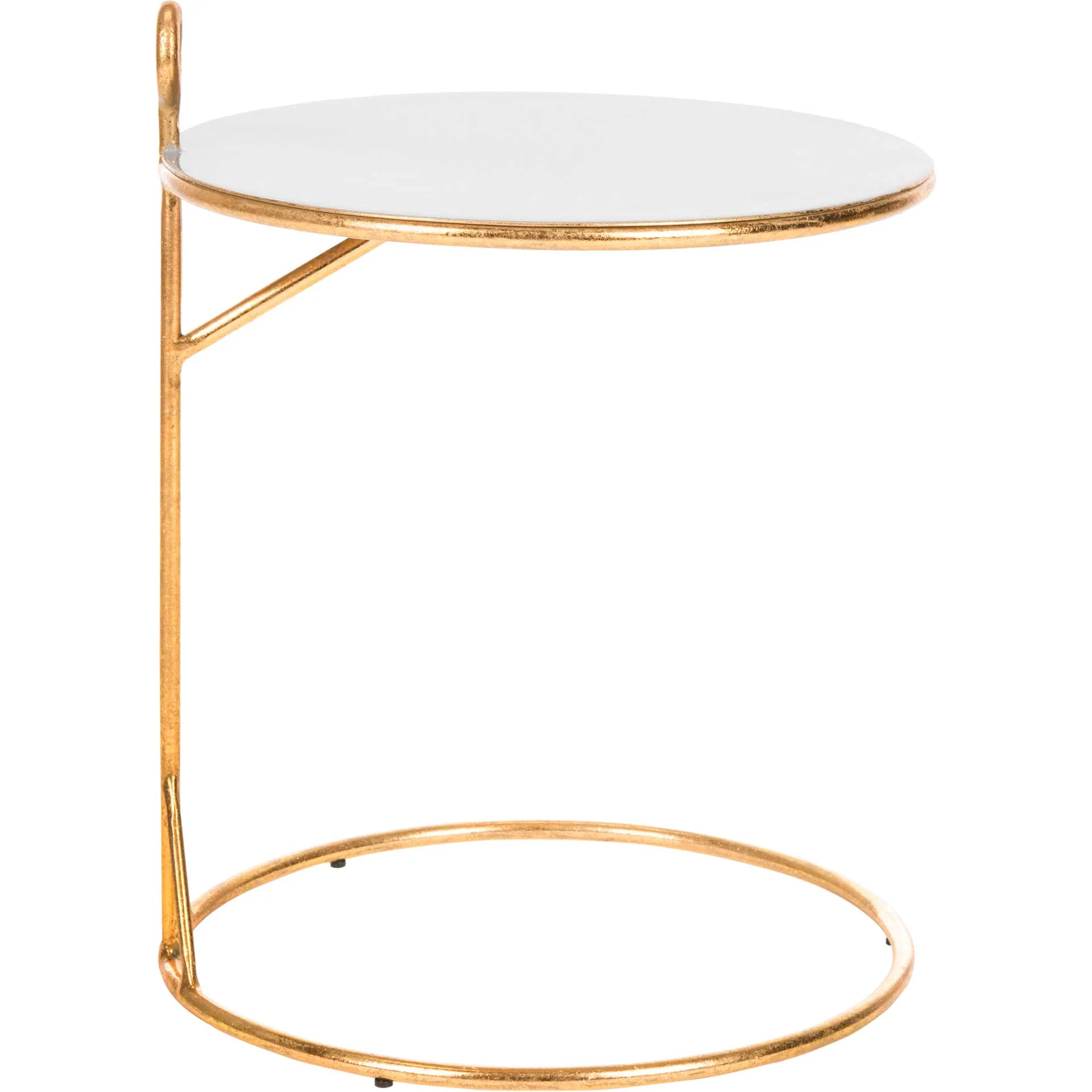 Emanate Round C Table Gray/Gold - Image 3