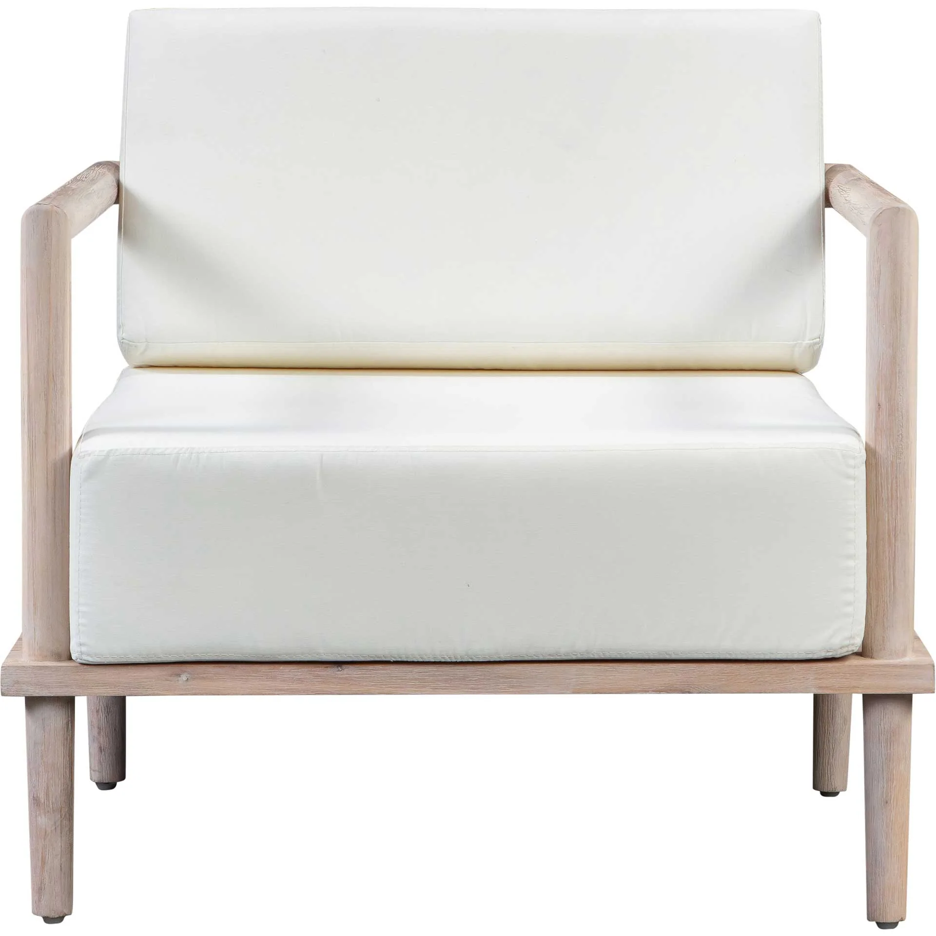 Emery Outdoor Lounge Chair Cream - Image 2