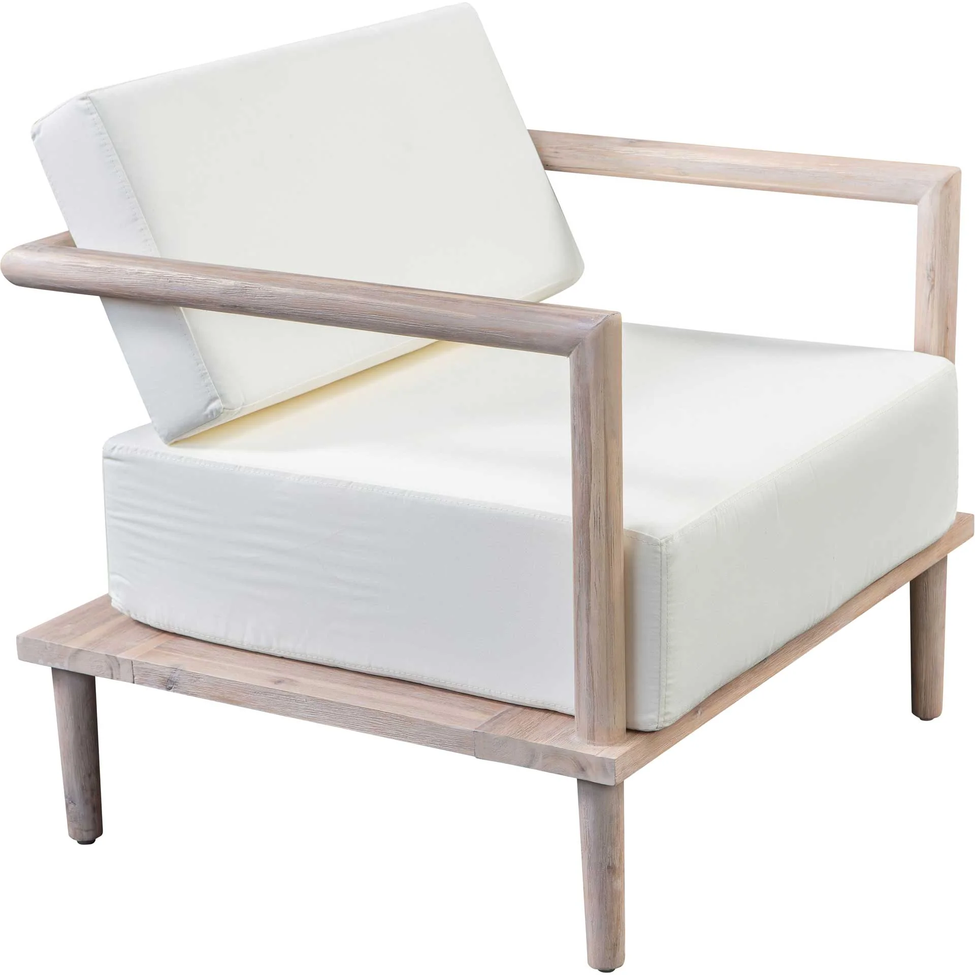 Emery Outdoor Lounge Chair Cream - Image 3