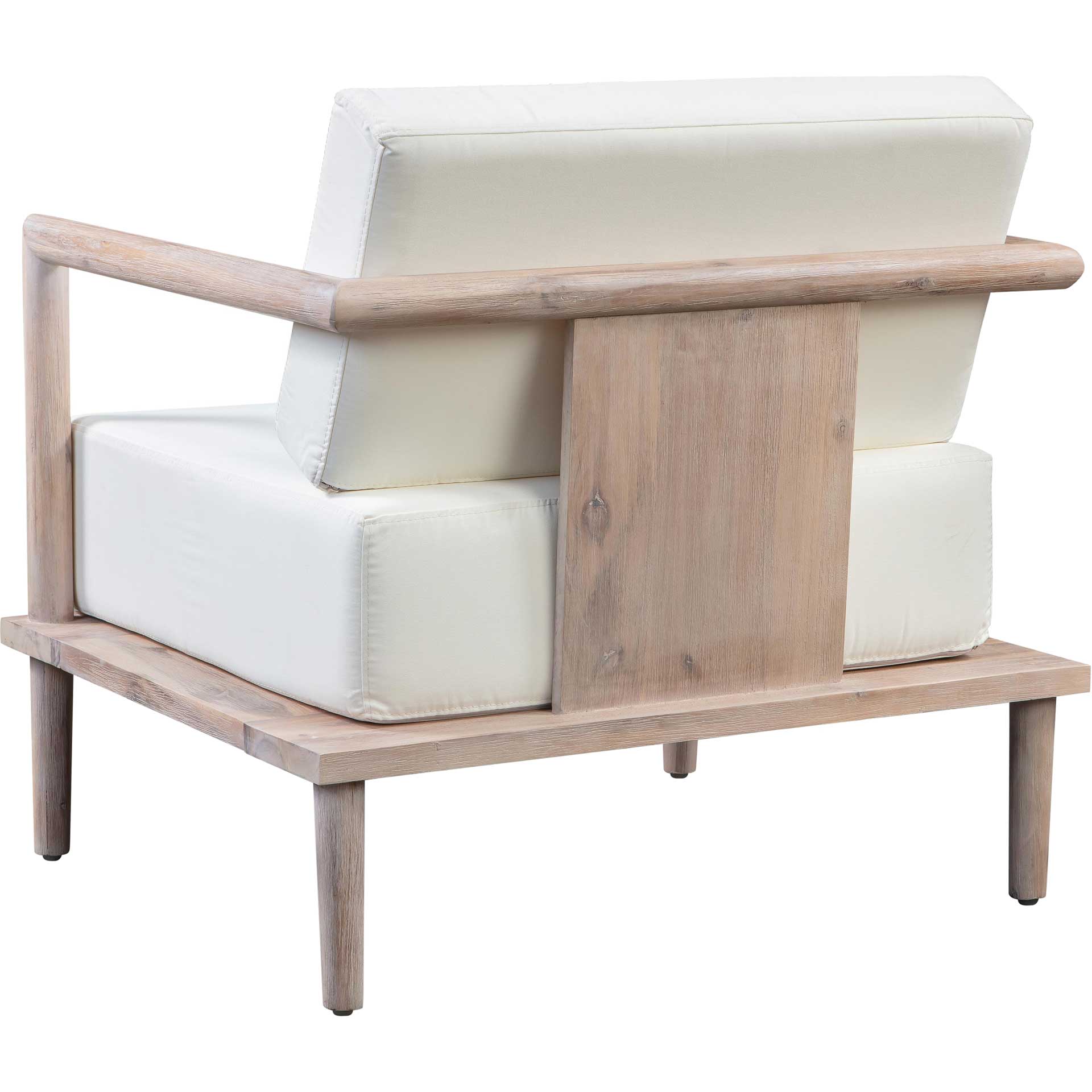 Emery Outdoor Lounge Chair Cream - Image 5