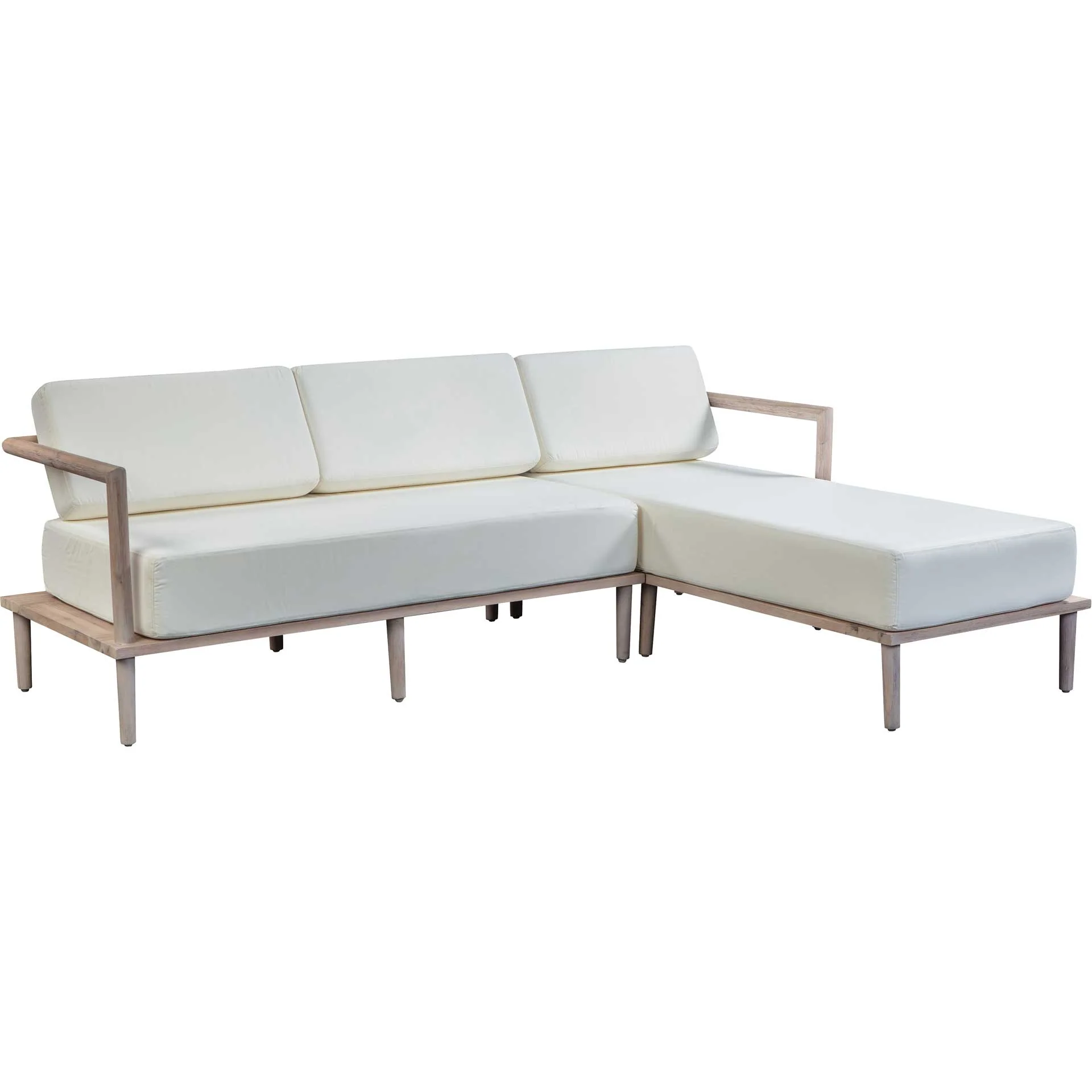 Emery Outdoor Sectional Cream - Image 10