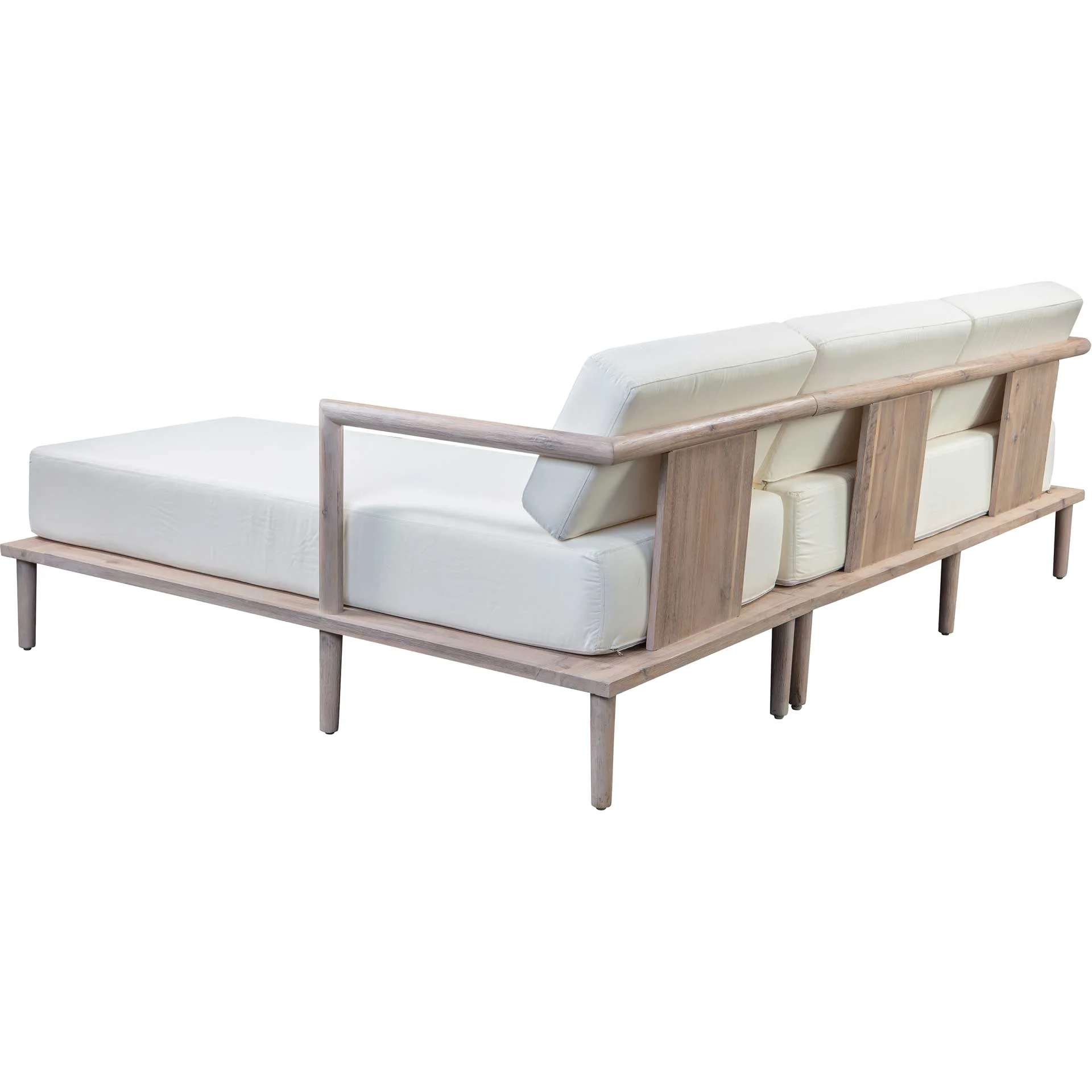 Emery Outdoor Sectional Cream - Image 12