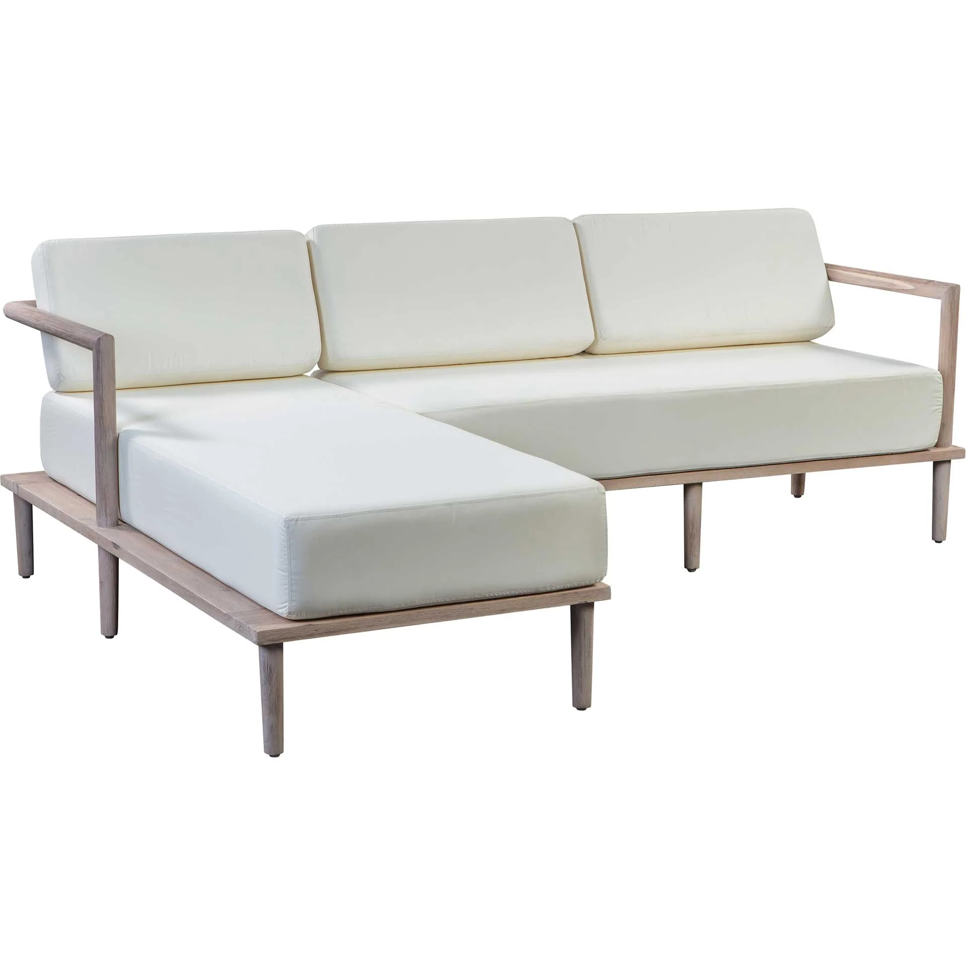Emery Outdoor Sectional Cream - Image 2
