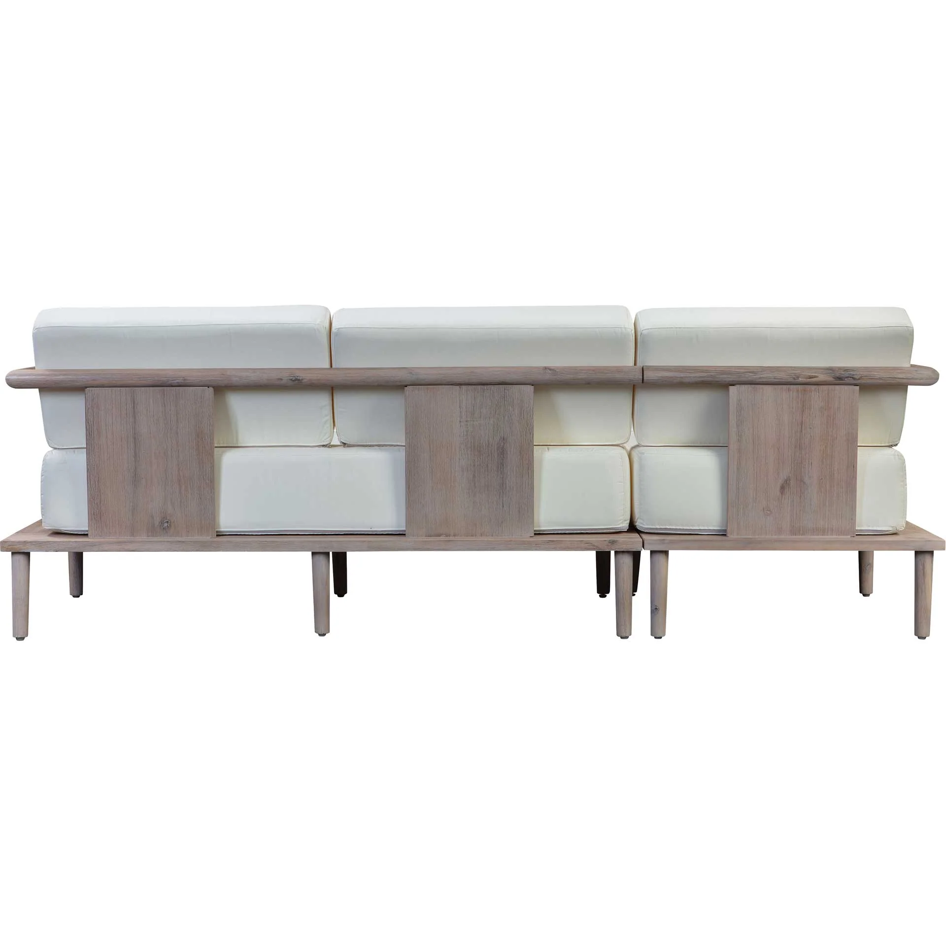 Emery Outdoor Sectional Cream - Image 6