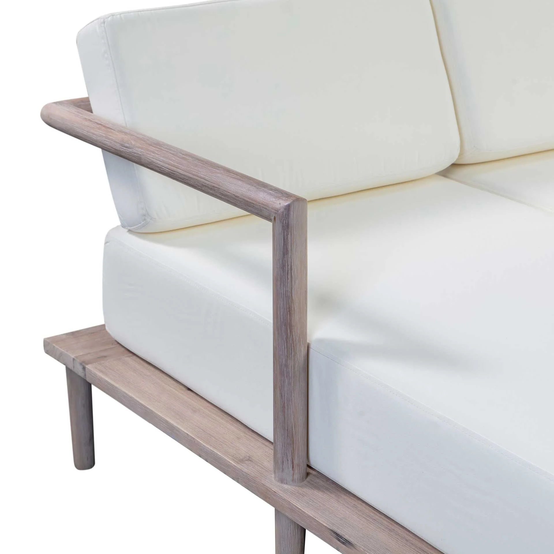 Emery Outdoor Sectional Cream - Image 7