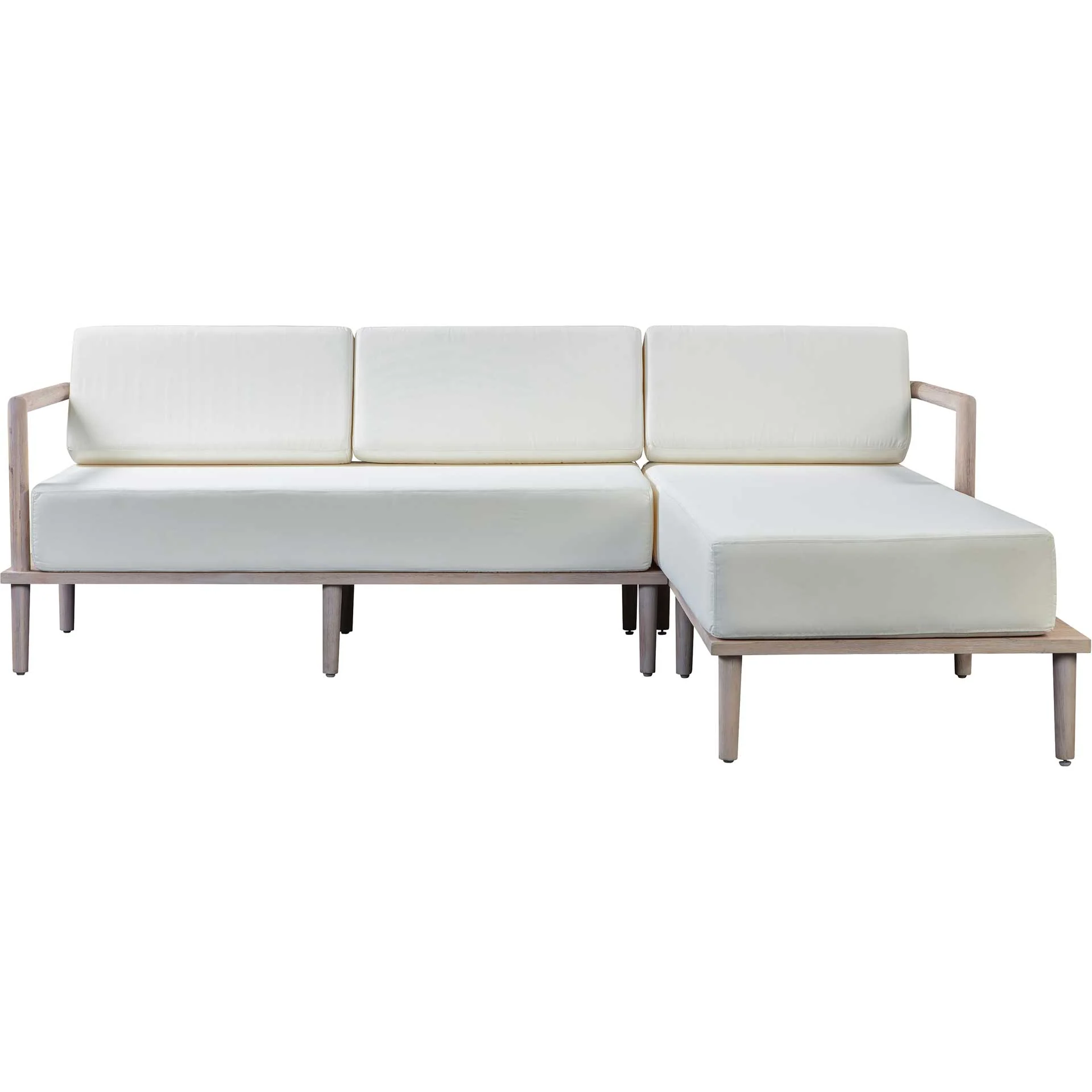 Emery Outdoor Sectional Cream - Image 9