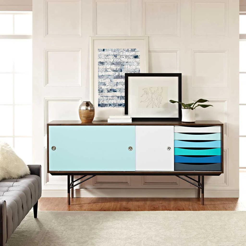 Emissary Walnut Stand Walnut/White - Image 5