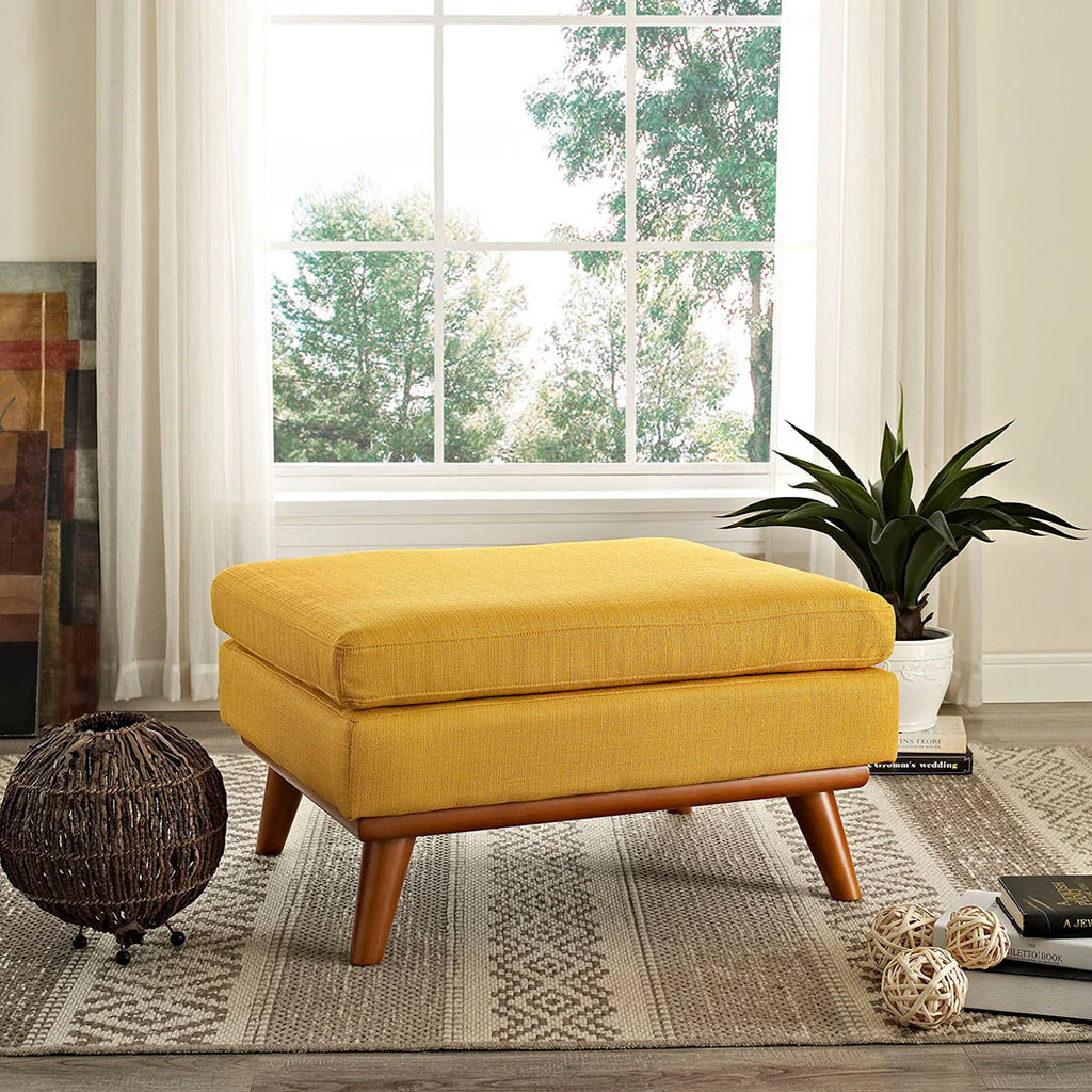 Emory Fabric Ottoman Citrus - Image 4
