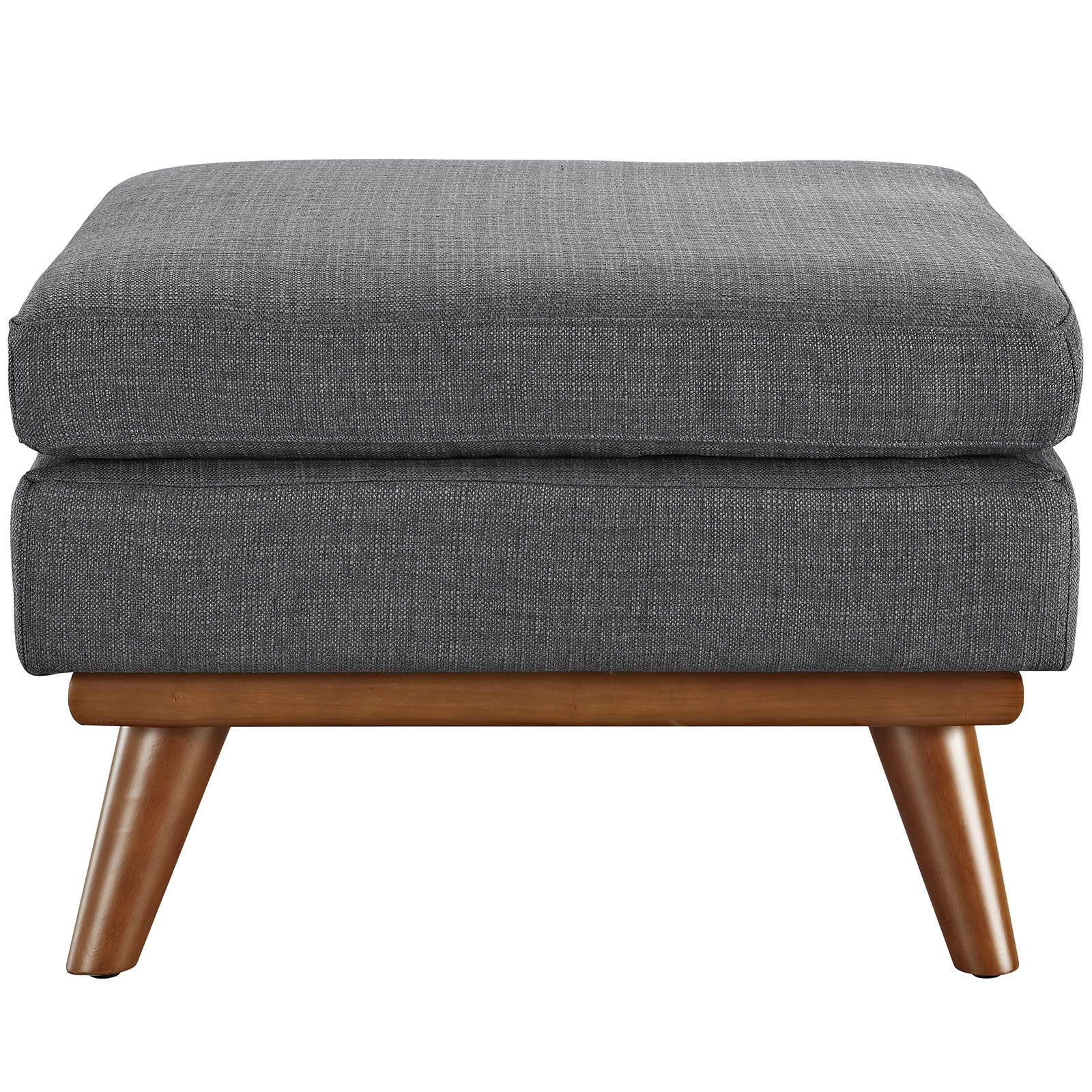 Emory Fabric Ottoman Gray - Image 2