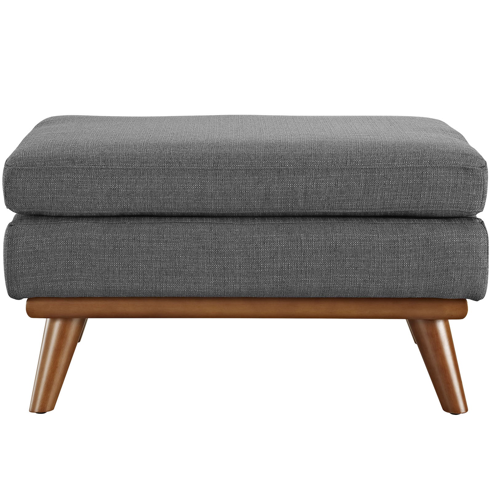 Emory Fabric Ottoman Gray - Image 3