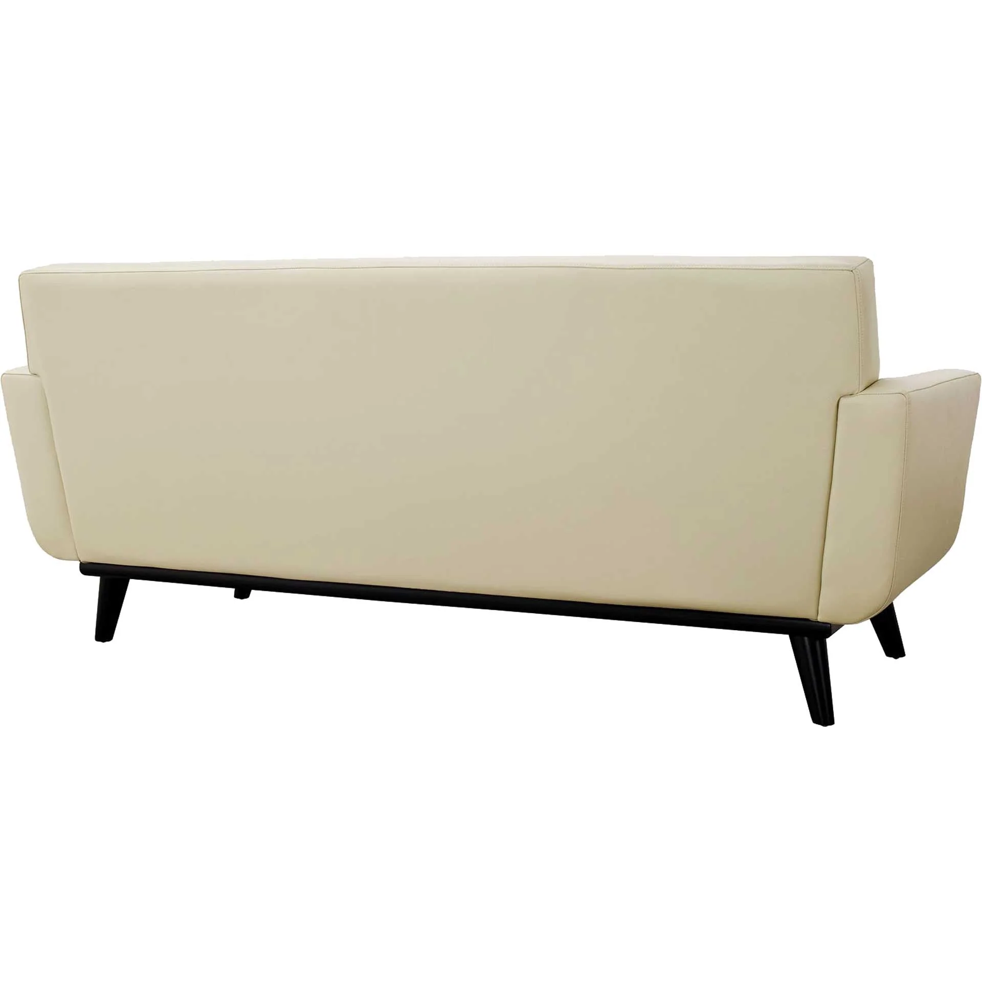 Emory Leather Loveseat Beige - Image 3