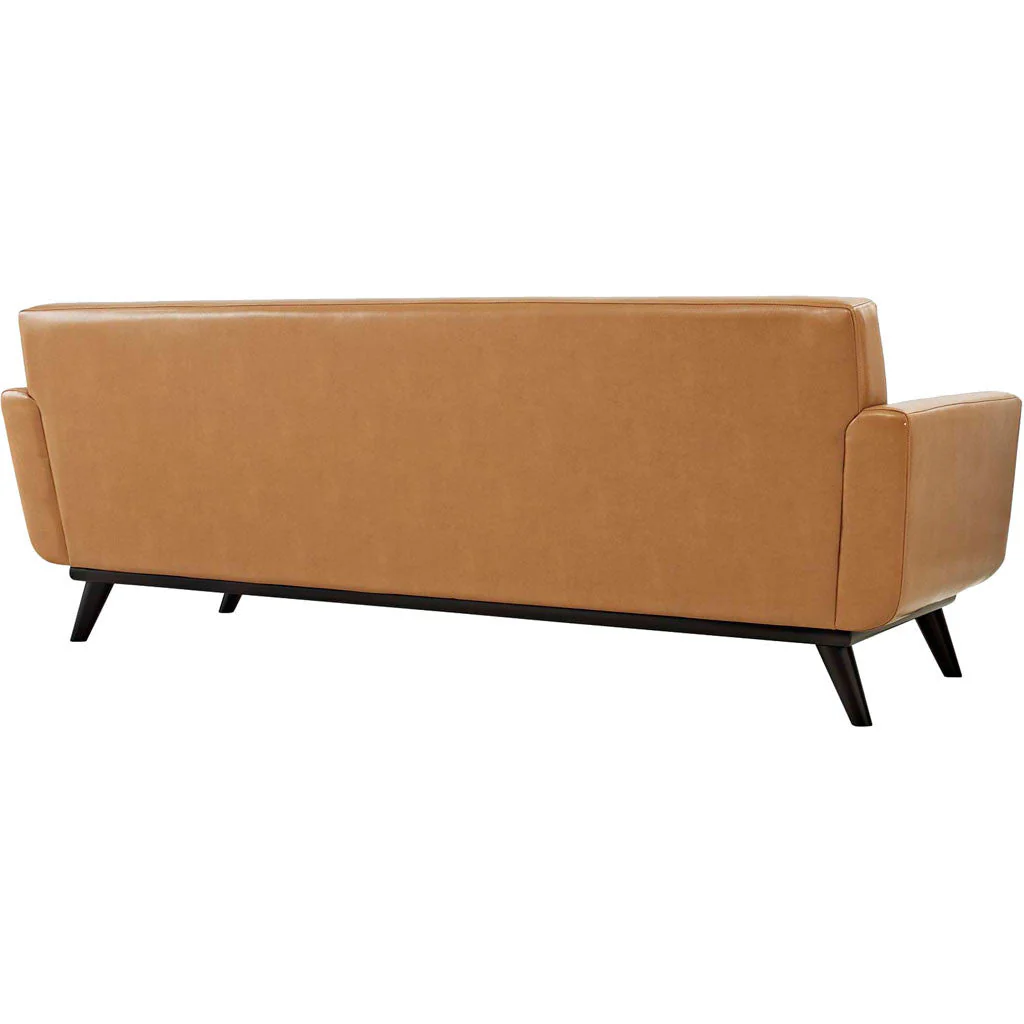 Emory Leather Sofa Tan - Image 3