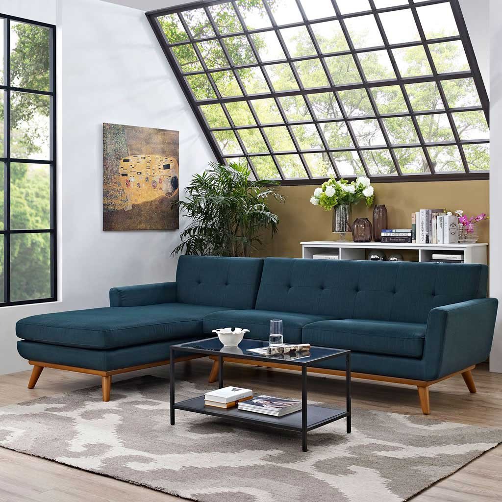 Emory Sectional Sofa Azure - Image 6