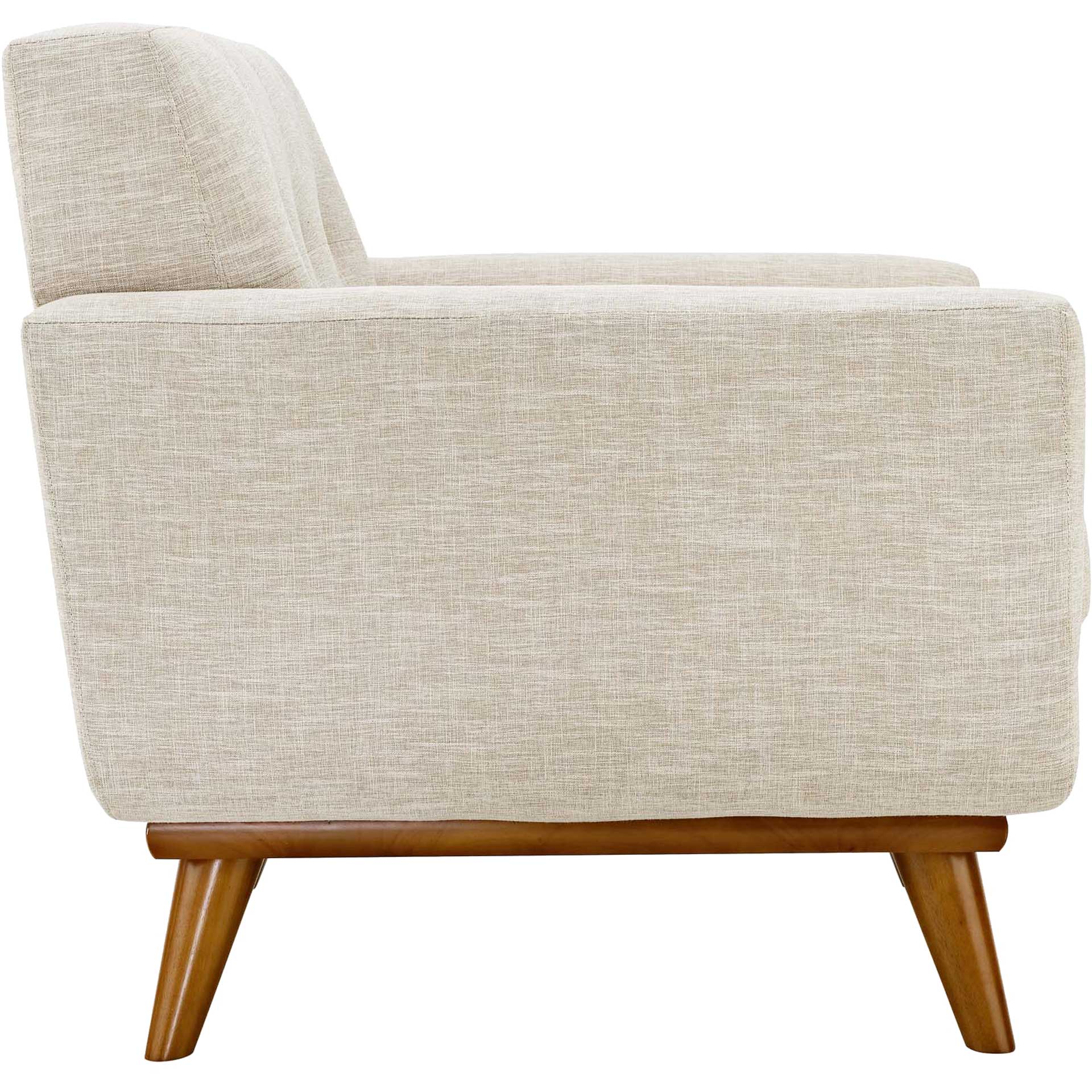 Emory Upholstered Armchair Beige - Image 3