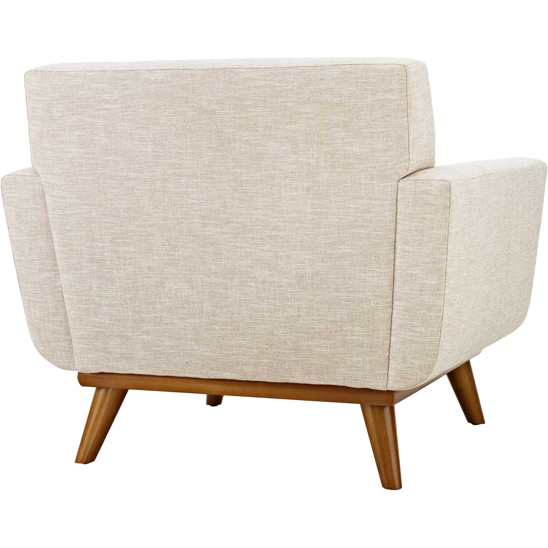 Emory Upholstered Armchair Beige - Image 4