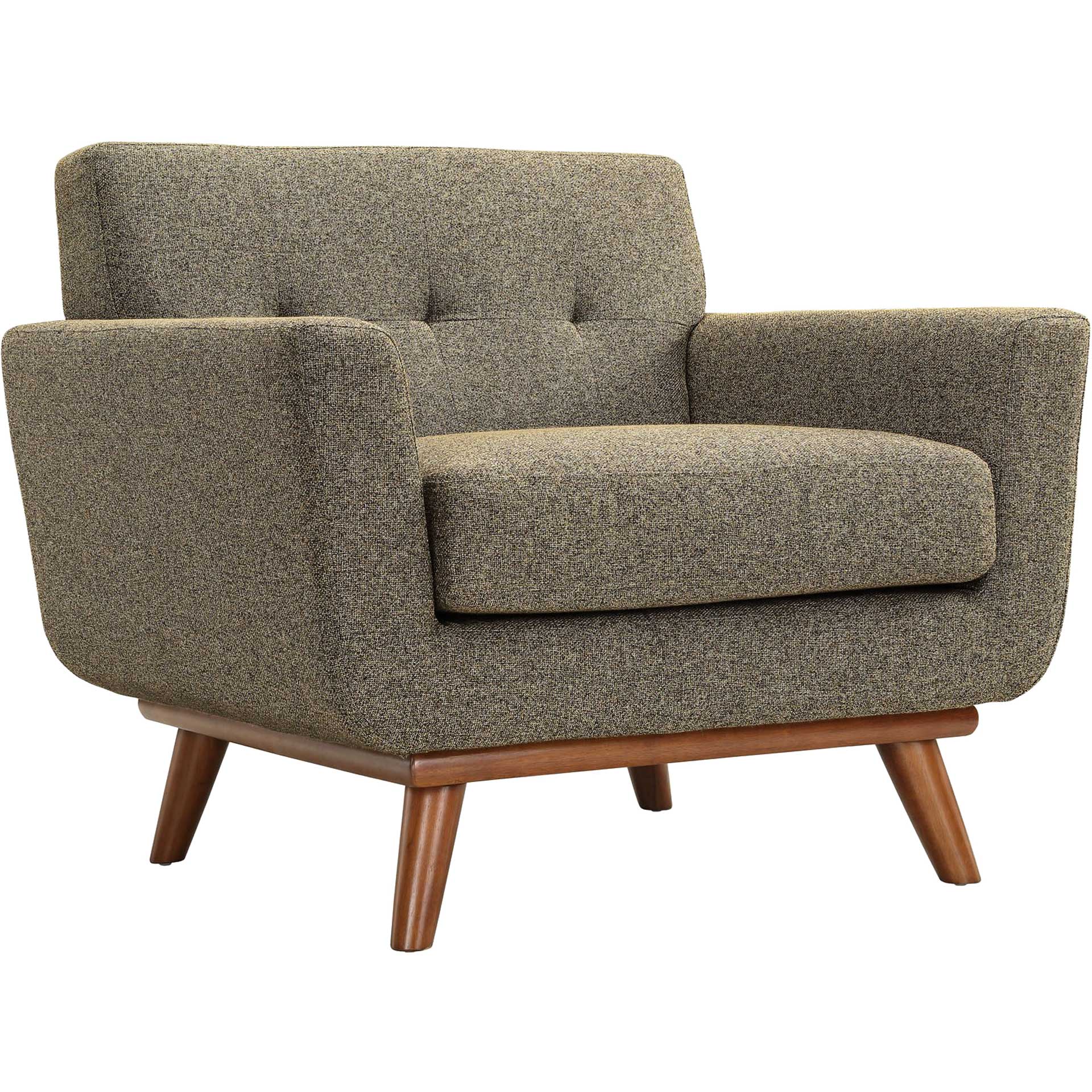 Emory Upholstered Armchair Oatmeal Tweed - Image 2