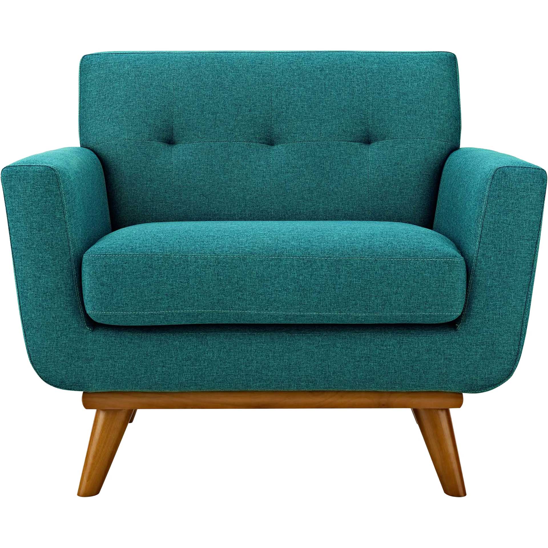 Emory Upholstered Armchair Teal - Image 2