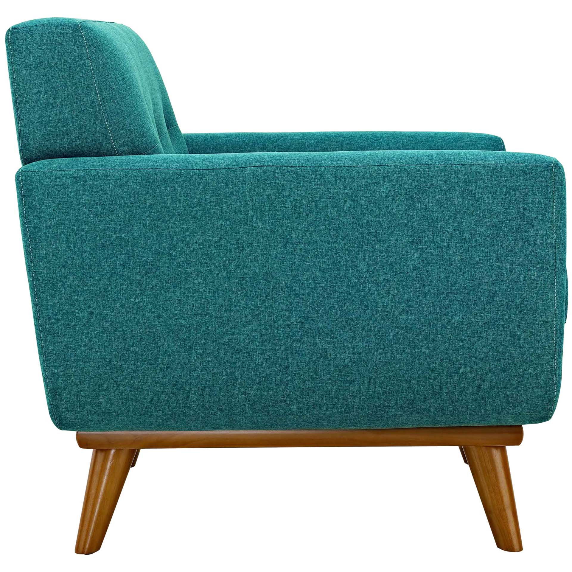 Emory Upholstered Armchair Teal - Image 3