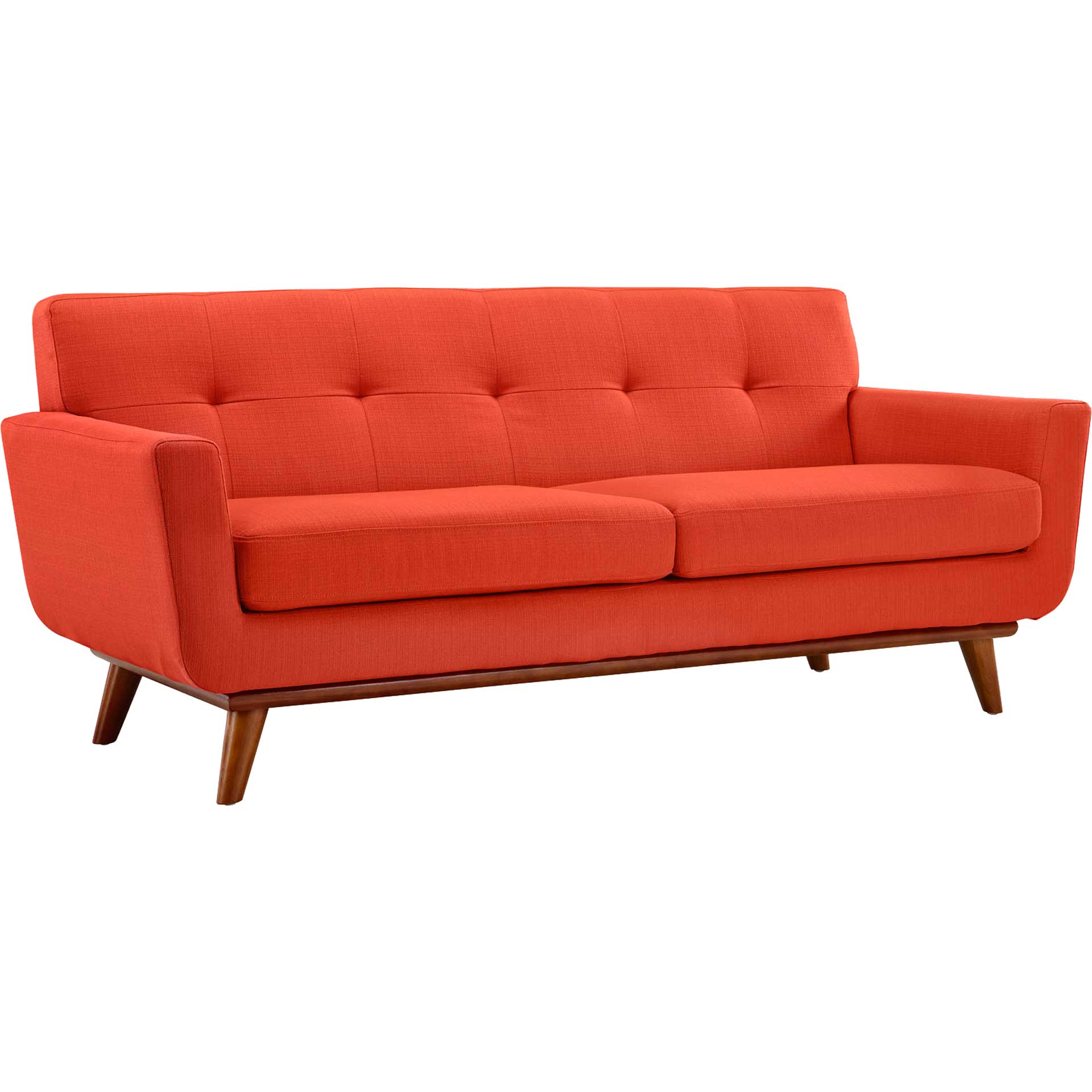 Emory Upholstered Loveseat Atomic Red - Image 2