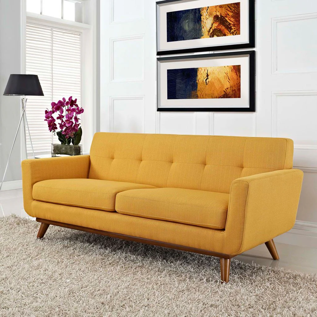 Emory Upholstered Loveseat Citrus - Image 4