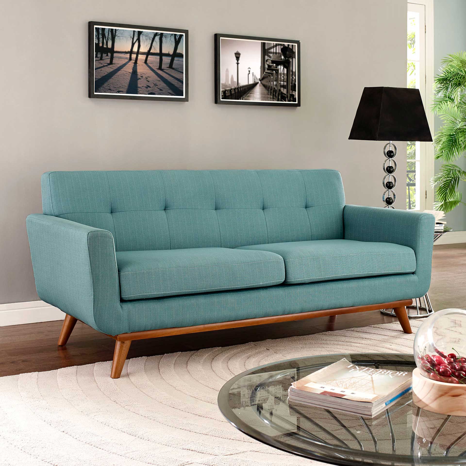 Emory Upholstered Loveseat Laguna - Image 4