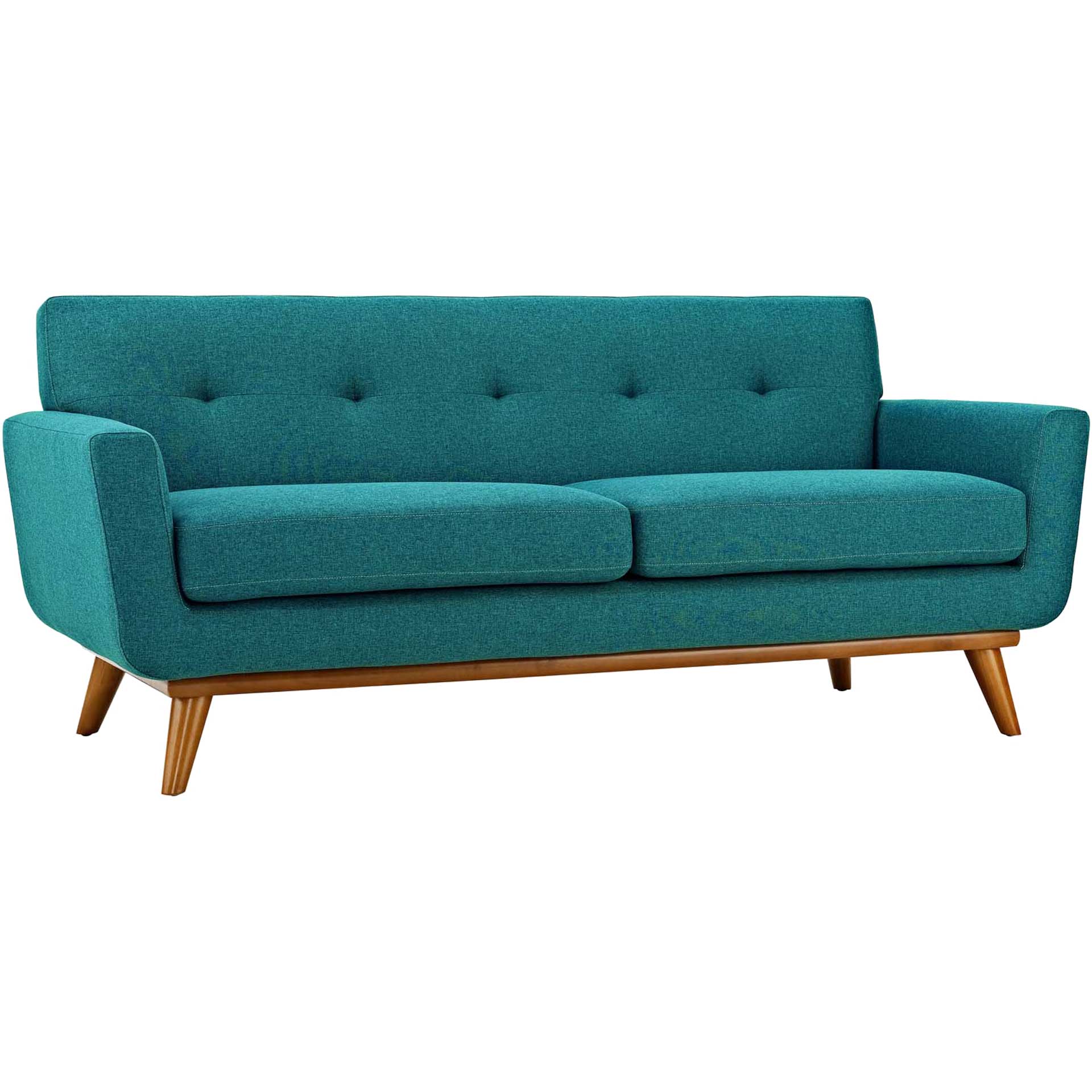 Emory Upholstered Loveseat Teal - Image 2