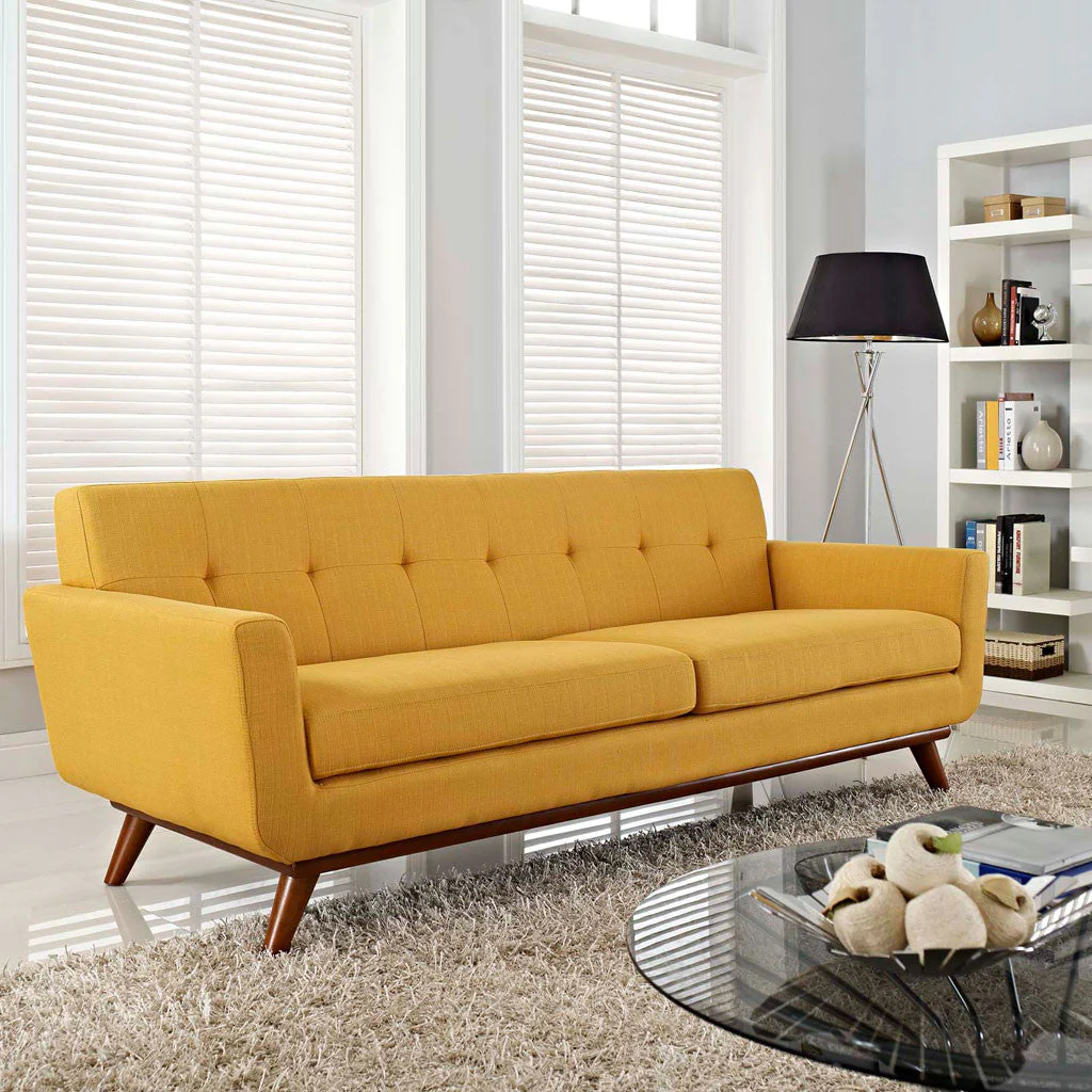 Emory Upholstered Sofa Citrus - Image 4