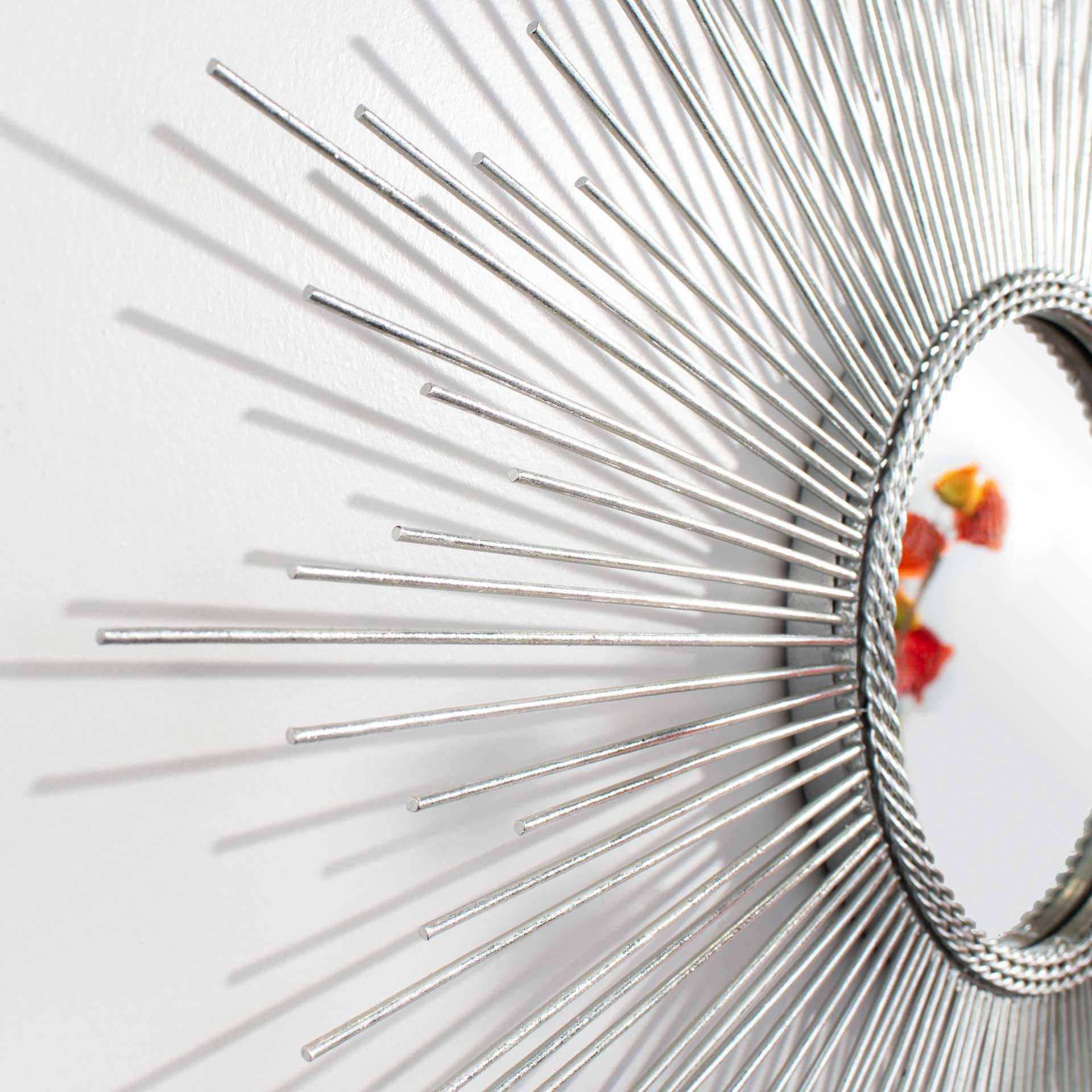 Empress Sunburst Mirror Silver - Image 4