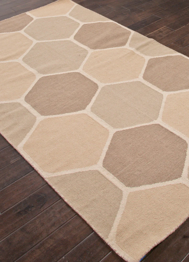 En Casa Beehive Silver/Gray Brown Area Rug - Image 2