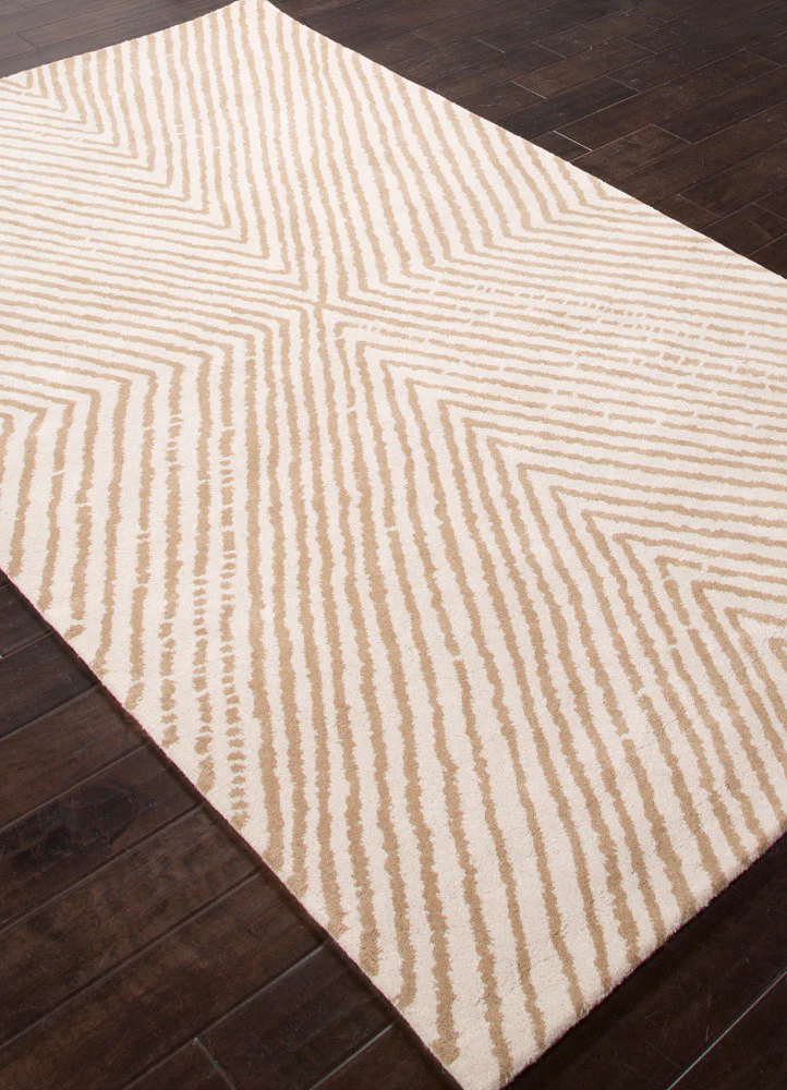 En Casa Concentric White/Dark Sand Area Rug - Image 2