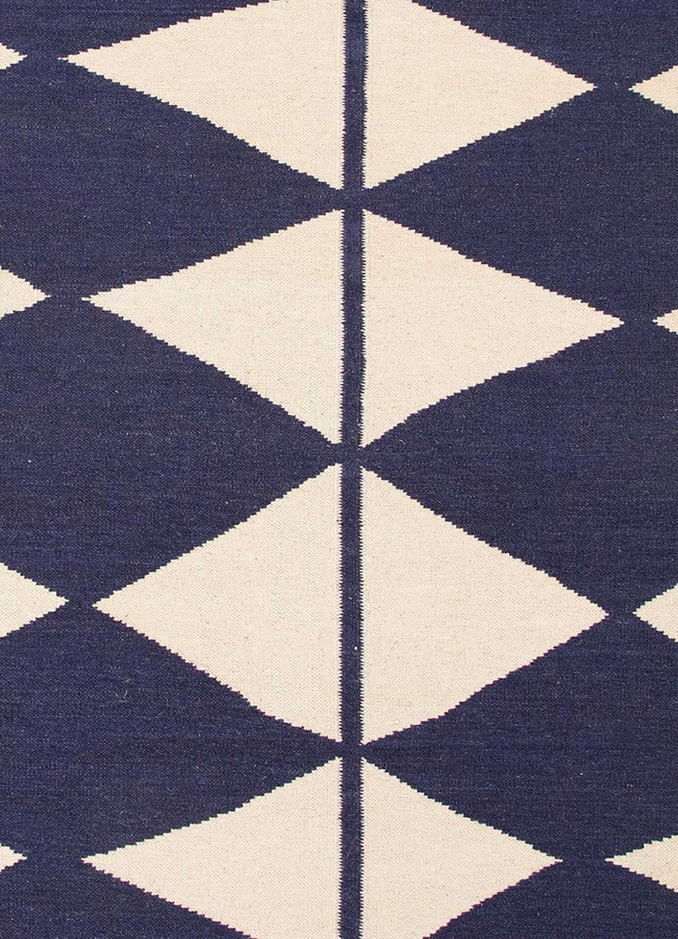 En Casa Harlequin Antique White/Deep Navy Area Rug - Image 2