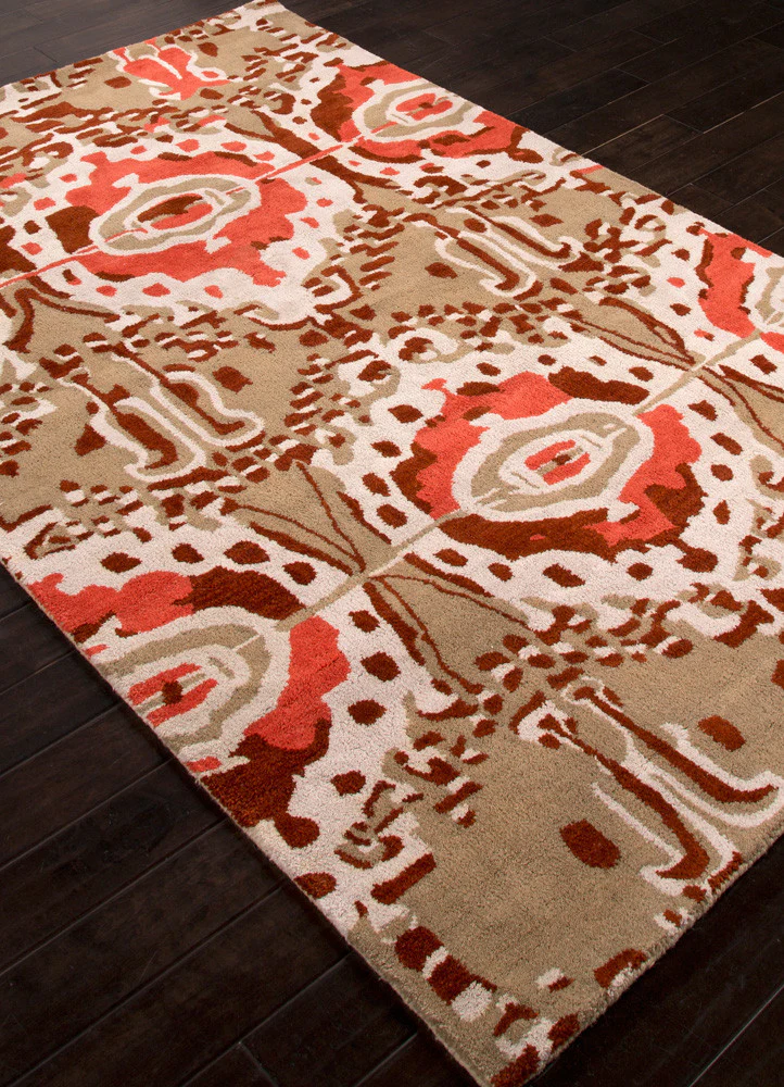 En Casa Jeet Sand/Poppy Area Rug - Image 2