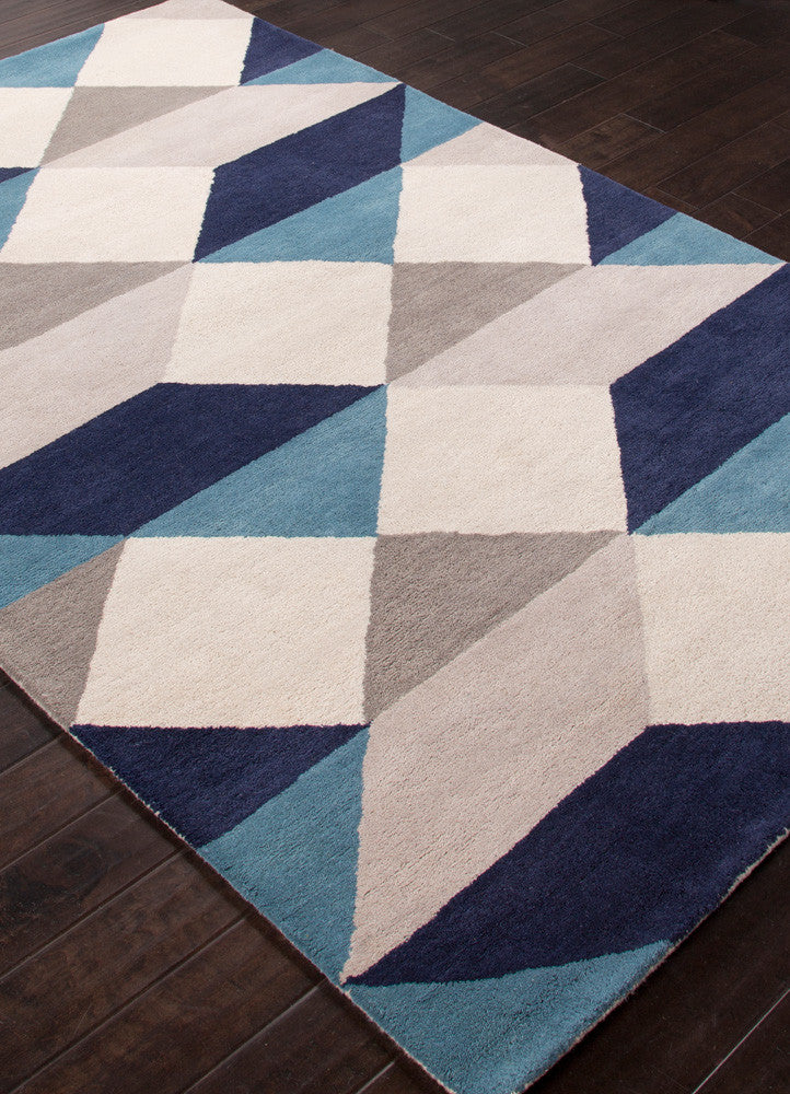 En Casa Ojo White/Deep Navy Area Rug - Image 2