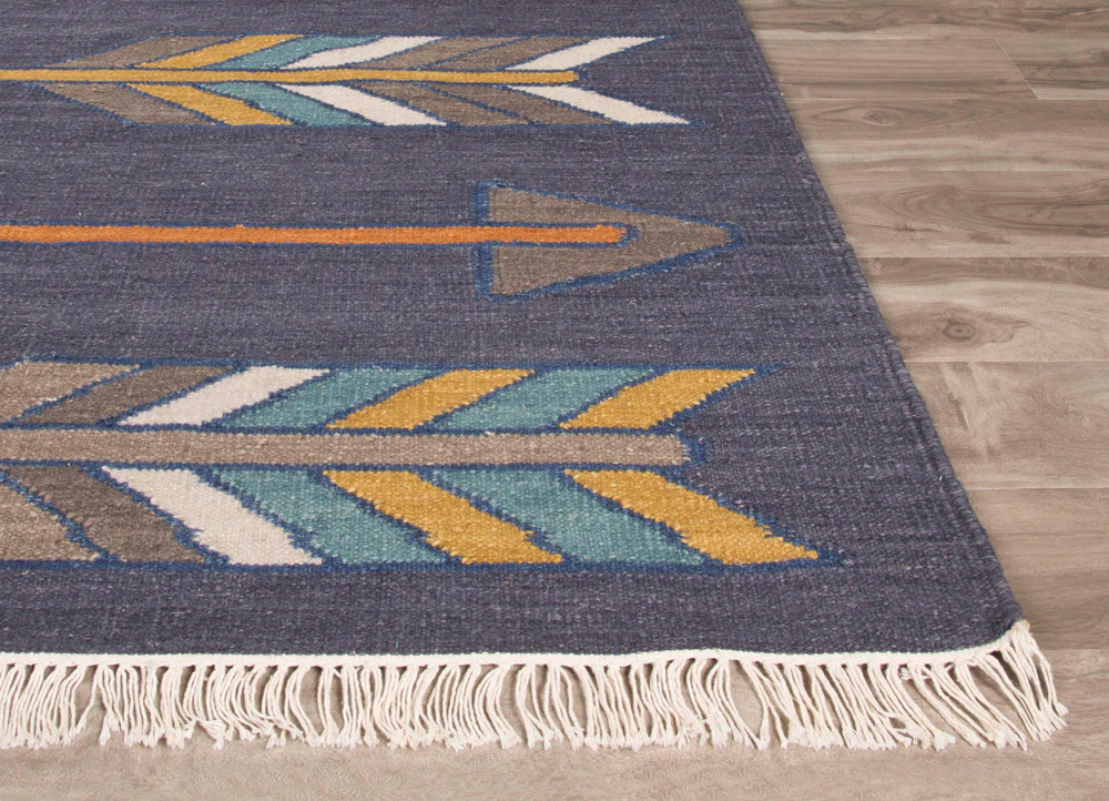 En Casa Sawyer Dark Gray/Yellow Area Rug - Image 3