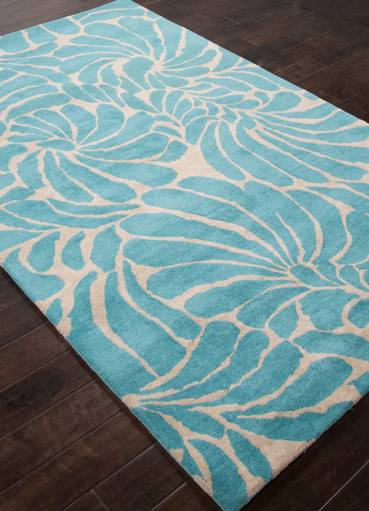 En Casa Swirls Silver/Capri Area Rug - Image 2