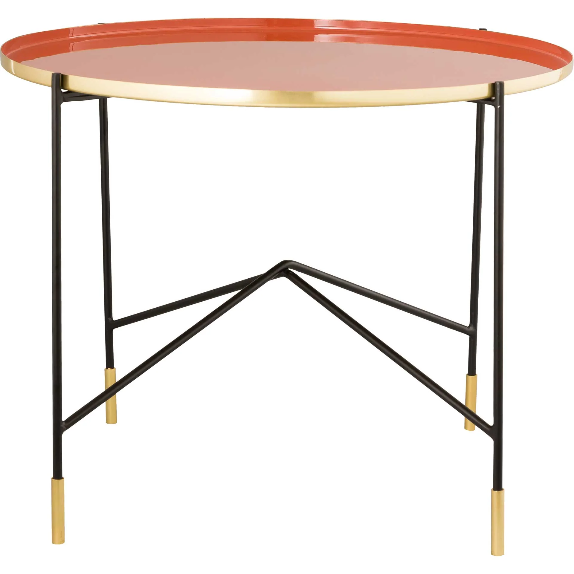 Enamel Petite Coffee Table Salmon - Image 2