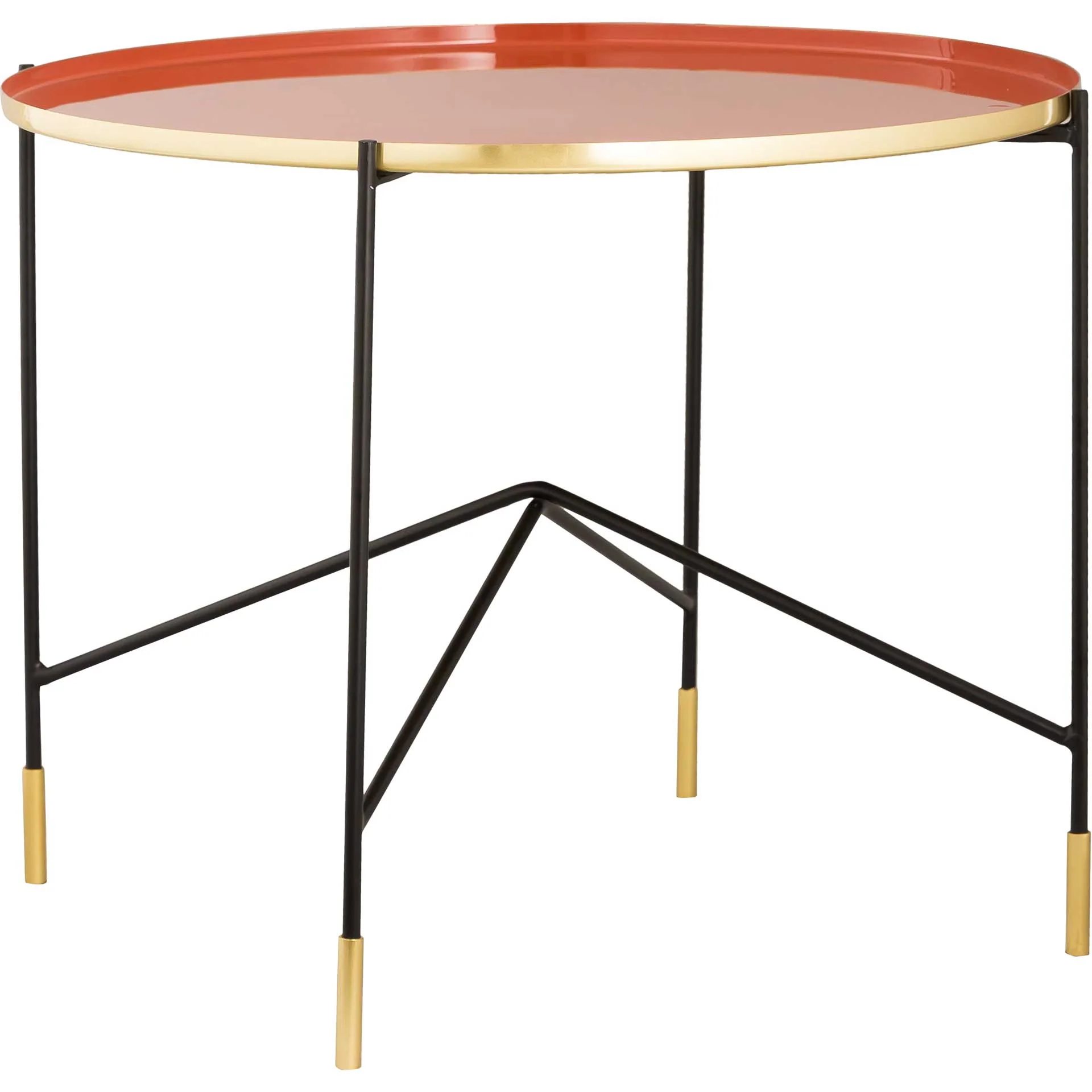 Enamel Petite Coffee Table Salmon - Image 4