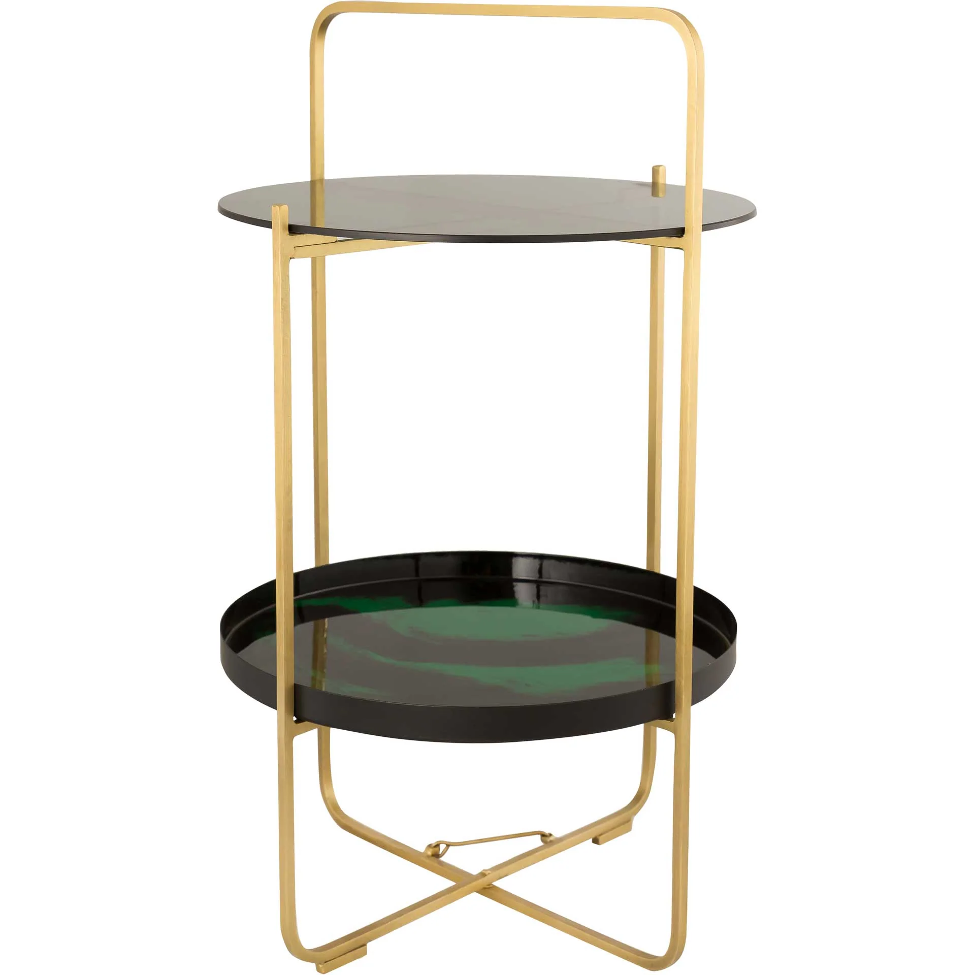 Enamel Side Table Green - Image 2