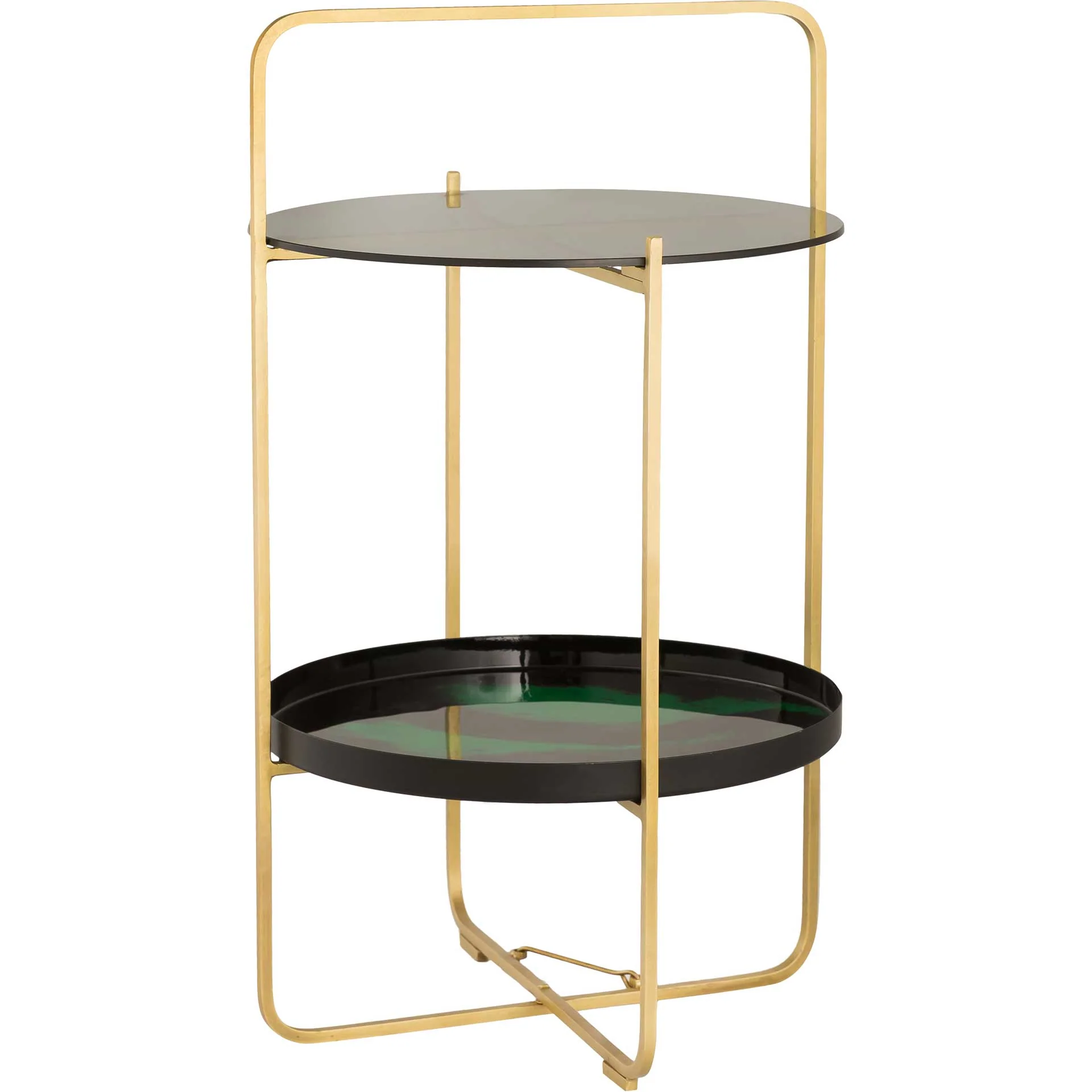 Enamel Side Table Green - Image 3