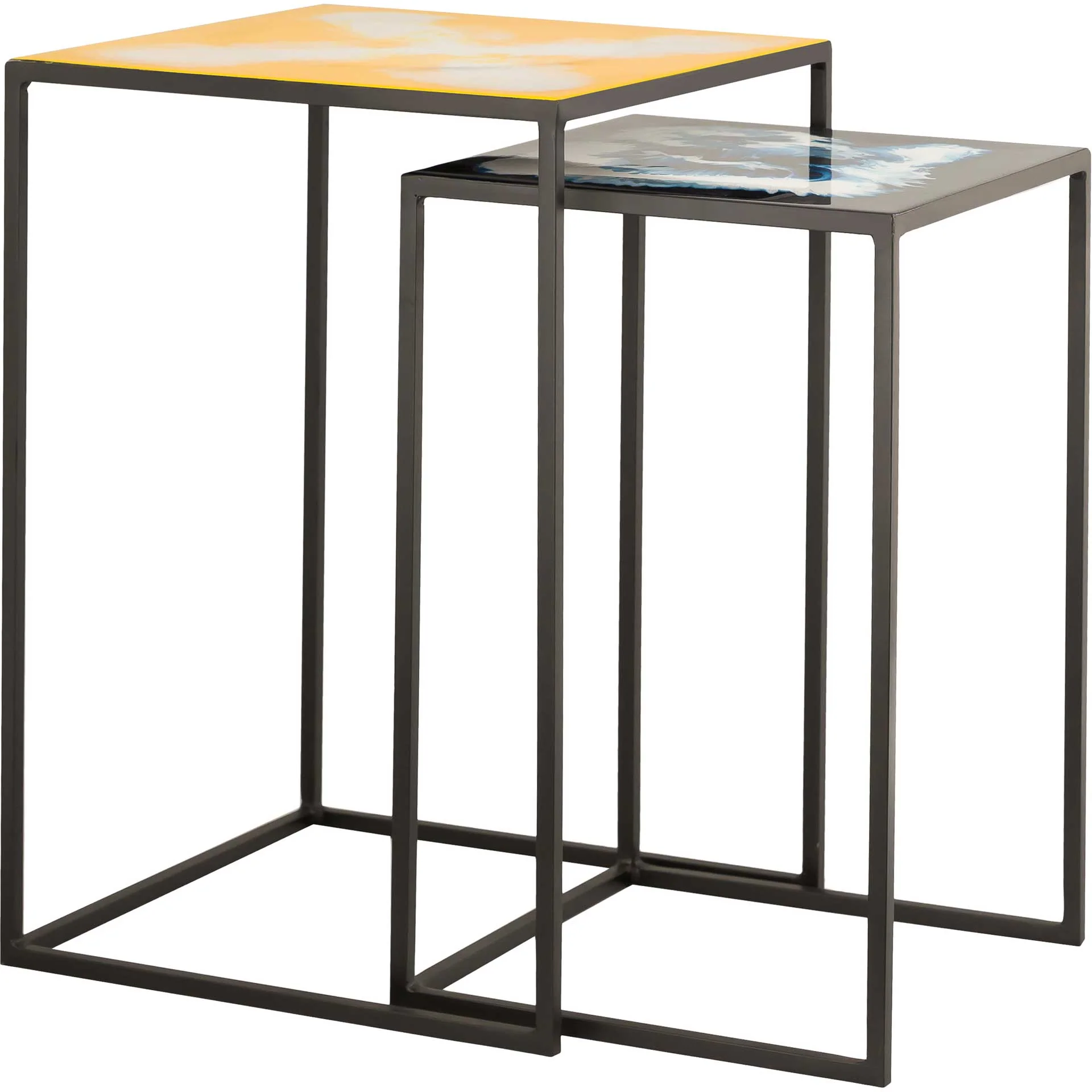 Enamel 2-Piece Side Tables Multi - Image 2