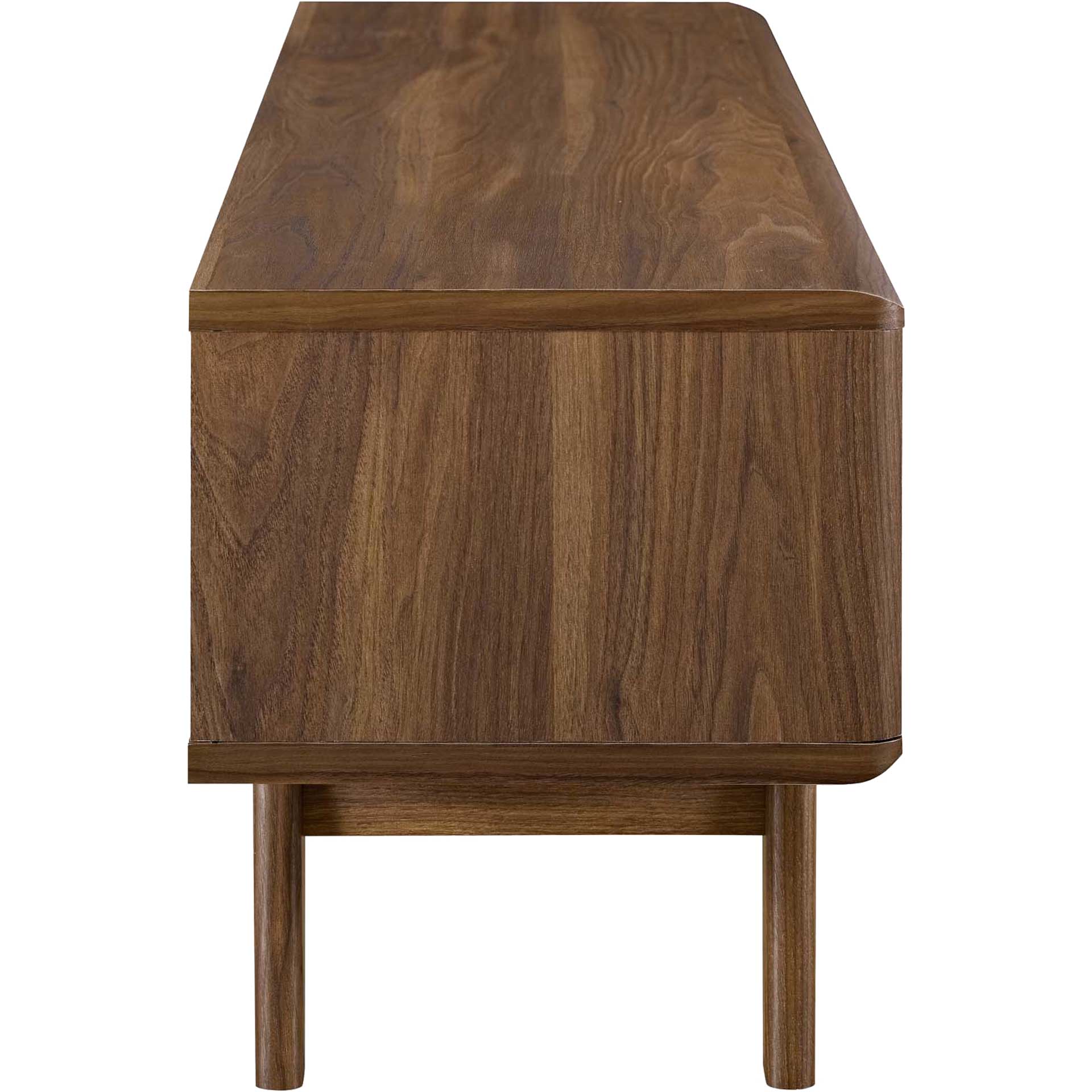 Encasa TV Stand Walnut/White - Image 3