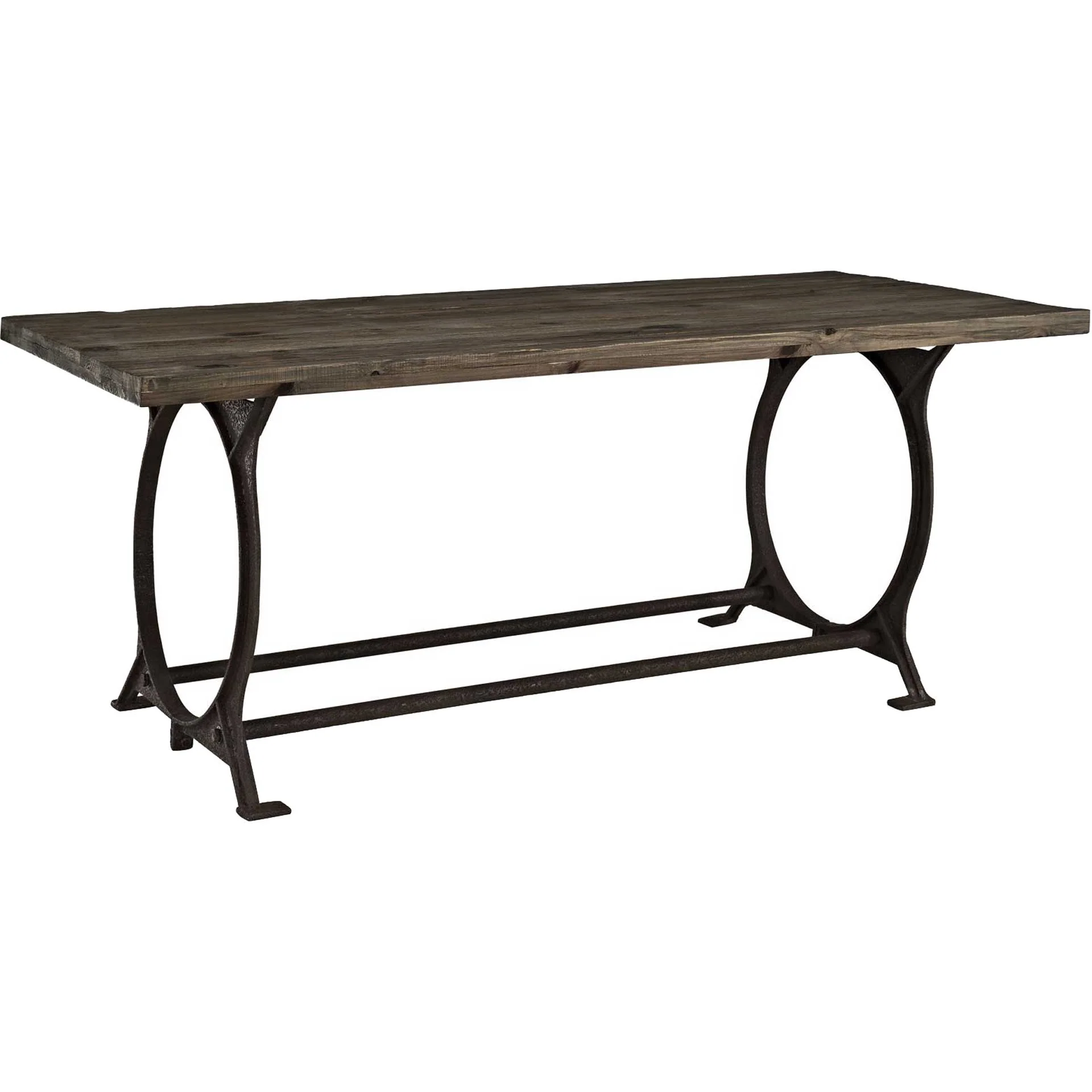 Entei Wood Top Dining Table Brown - Image 2