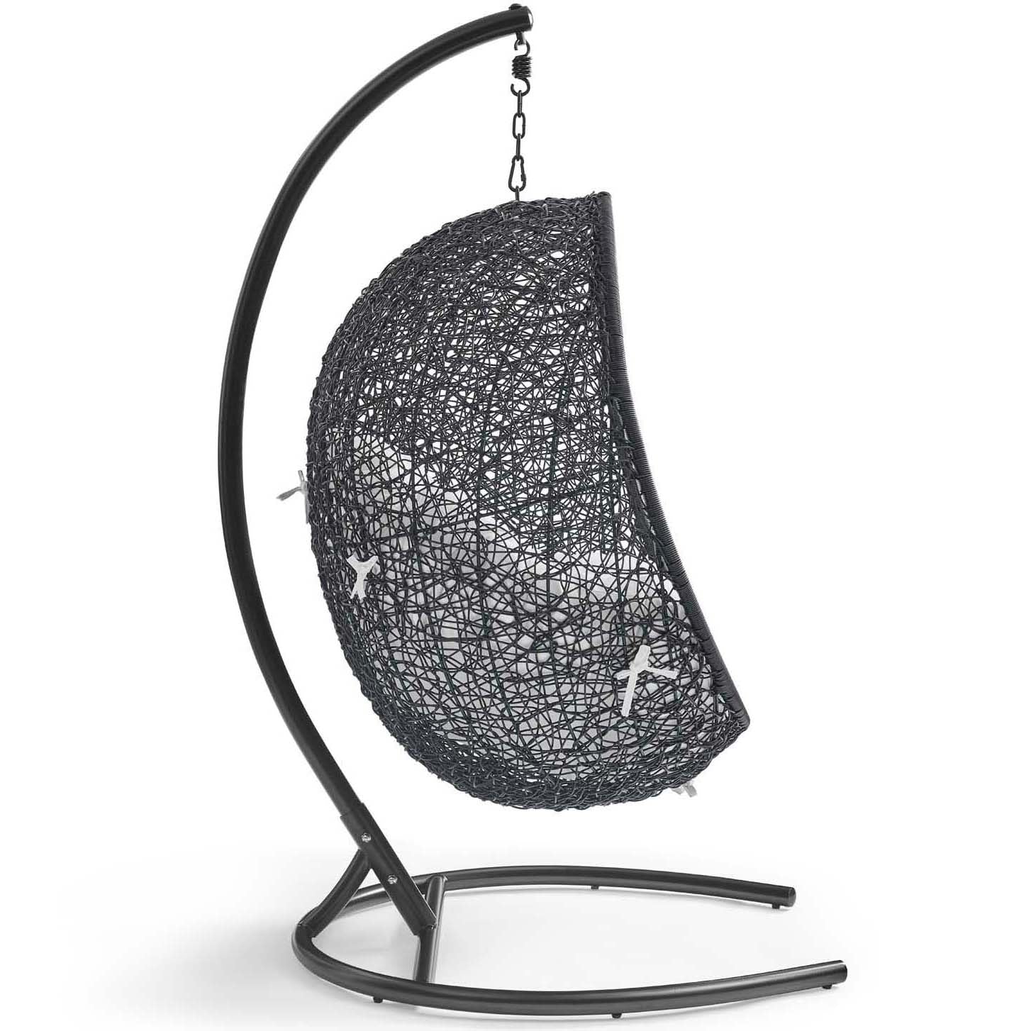 Envy Swing Lounge Chair Espresso White - Image 2