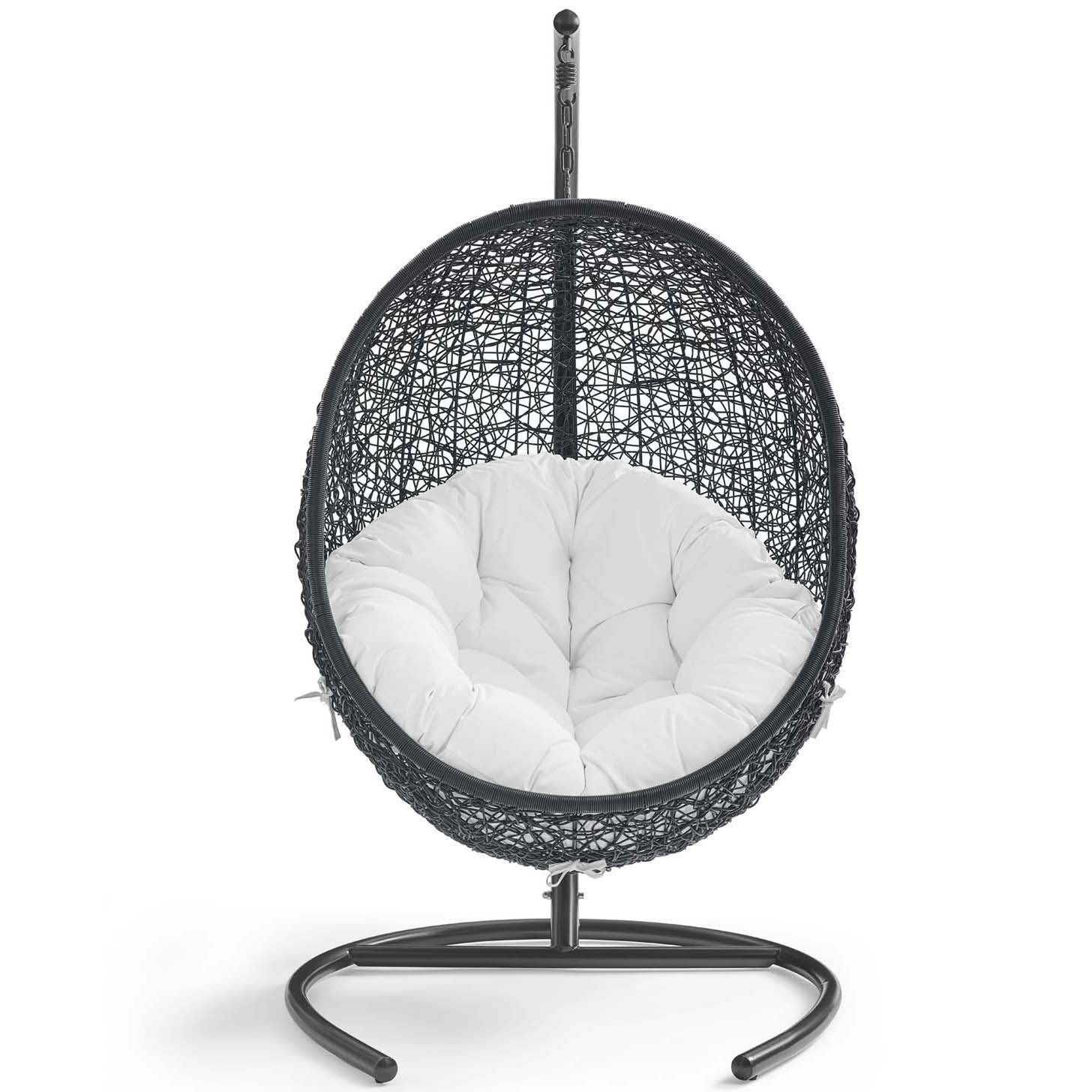 Envy Swing Lounge Chair Espresso White - Image 4
